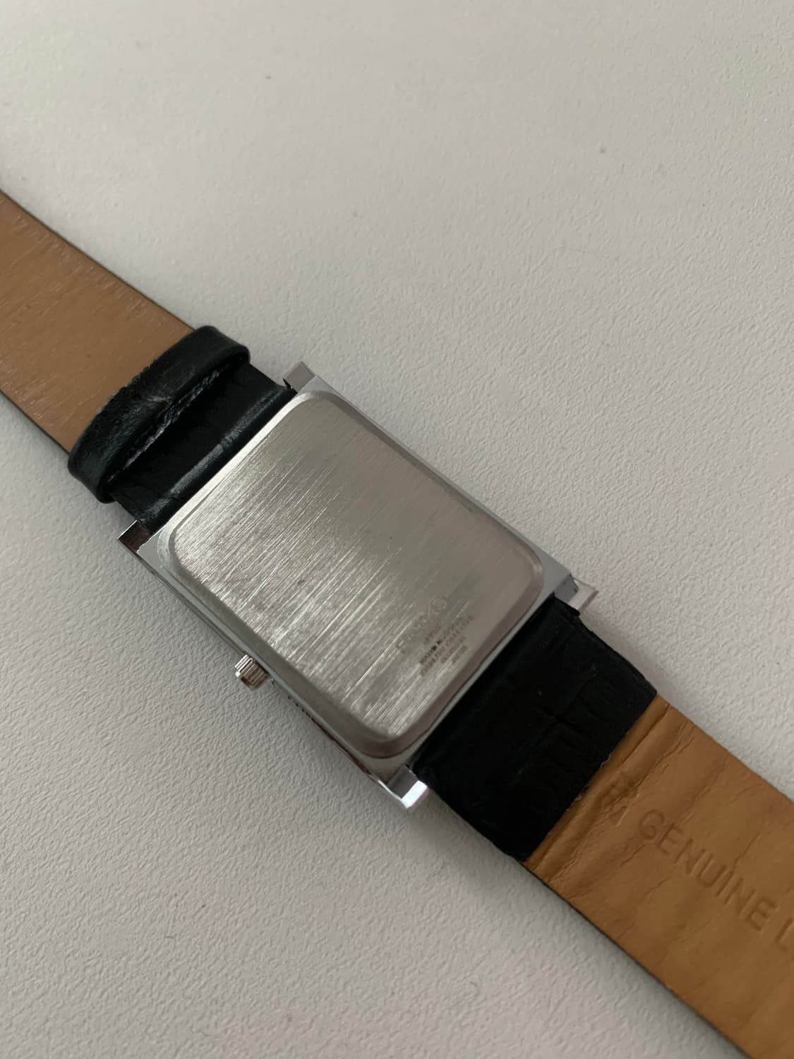 세이코 Seiko 쿼츠 탱크 블랙 상품이미지4