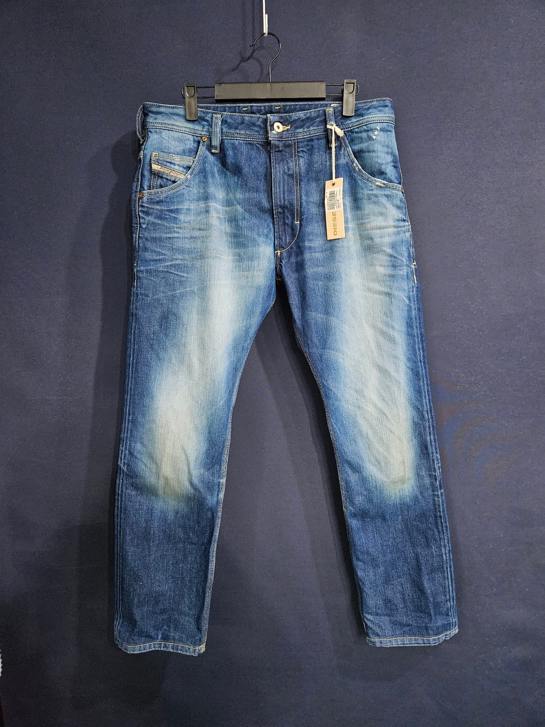 디젤 블루 남성 슬림핏 허리 32 데님팬츠  상품이미지1