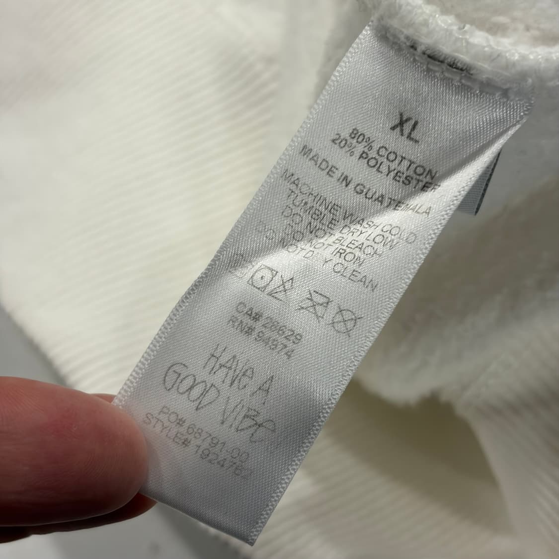 [XL] 스투시 STUSSY 2022 스웻 후드티 화이트 B972 상품이미지8