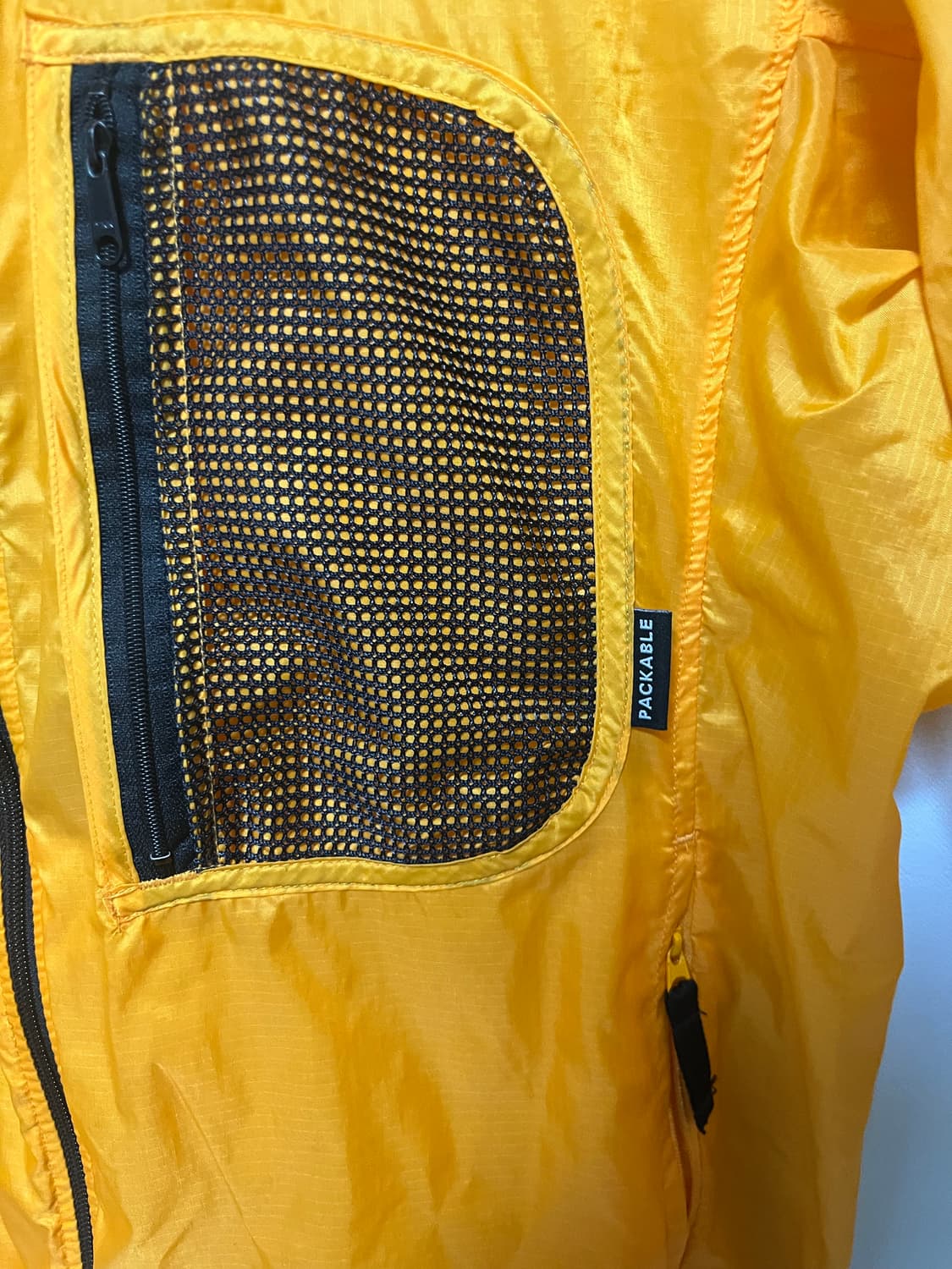 컬럼비아 오렌지색  경량 바람막이 자켓 상품이미지3