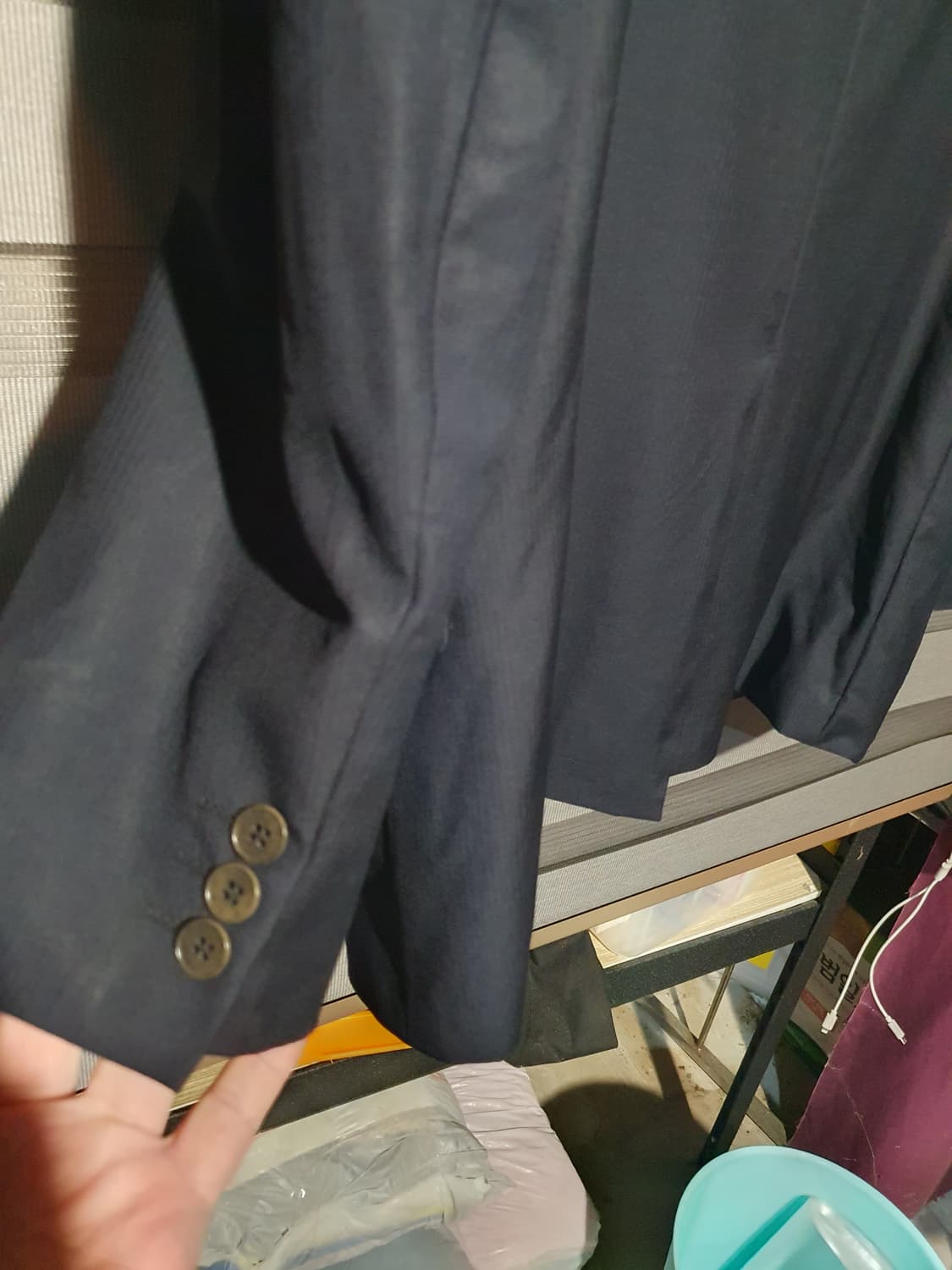 무배 지방시 남성 네이비 블레이저 100사이즈 추천합니다 2200309 상품이미지7