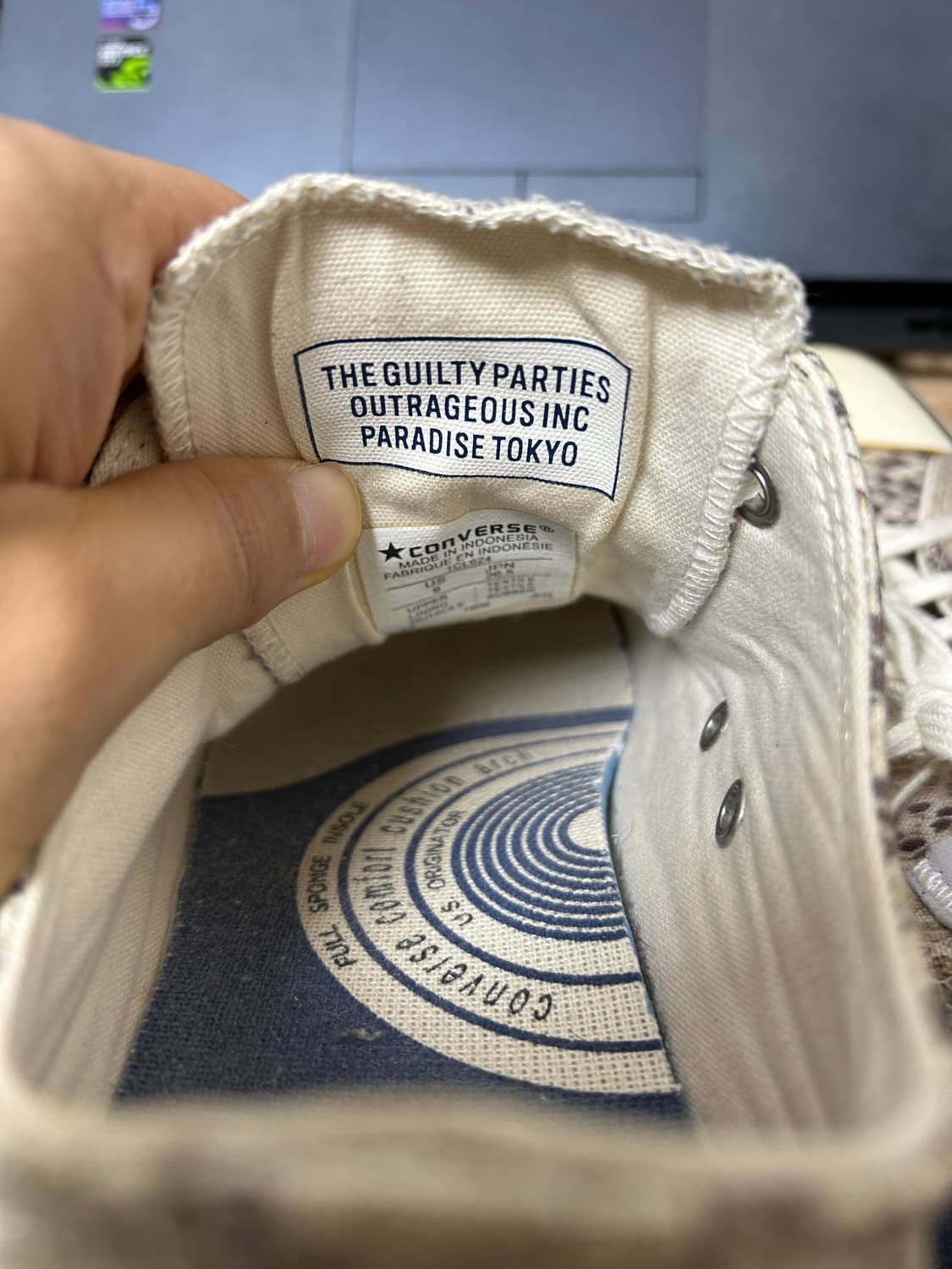 와코마리아 컨버스 올스타 파이톤 265 상품이미지5