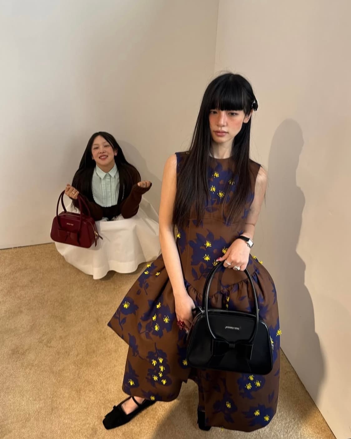 슈슈통 25fw 보우 레더 토트백/리본백 상품이미지4