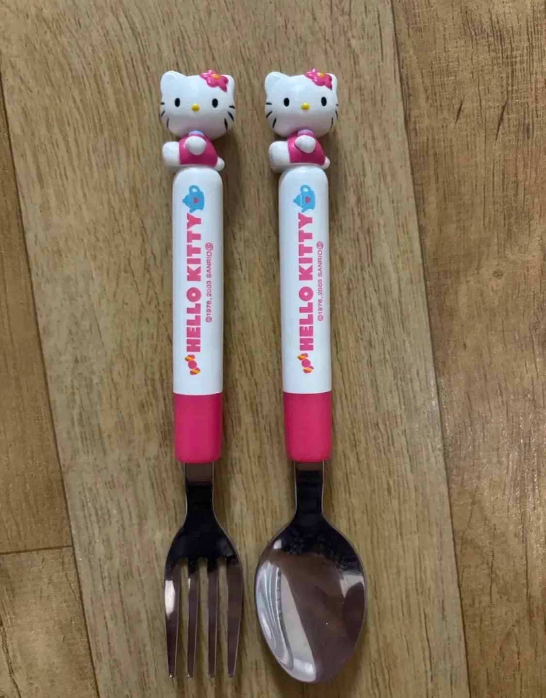 고전 헬로키티 스푼 포크 세트 상품이미지1