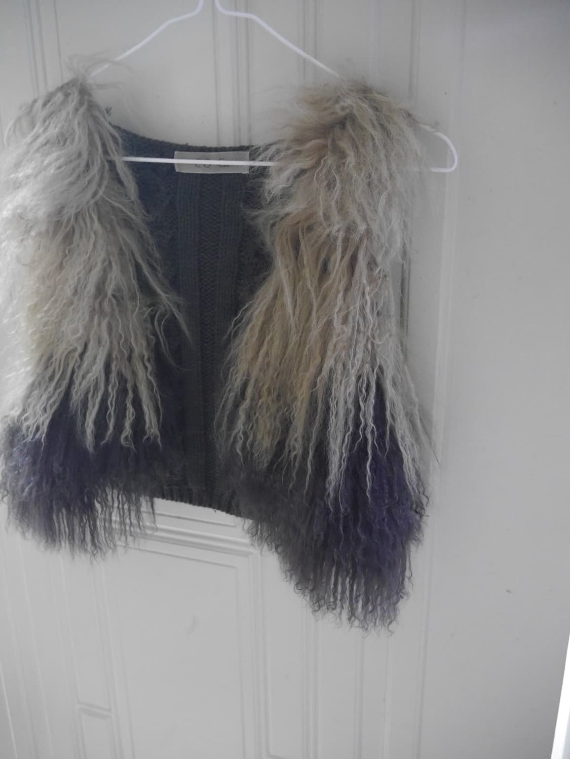 Fur crop vest 상품이미지1