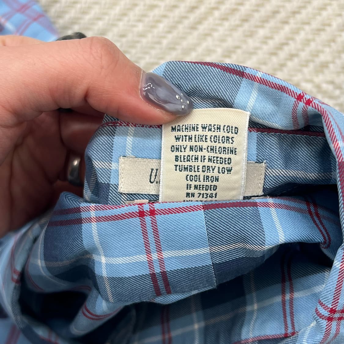 엘엘빈 체크 셔츠 r2883 상품이미지6