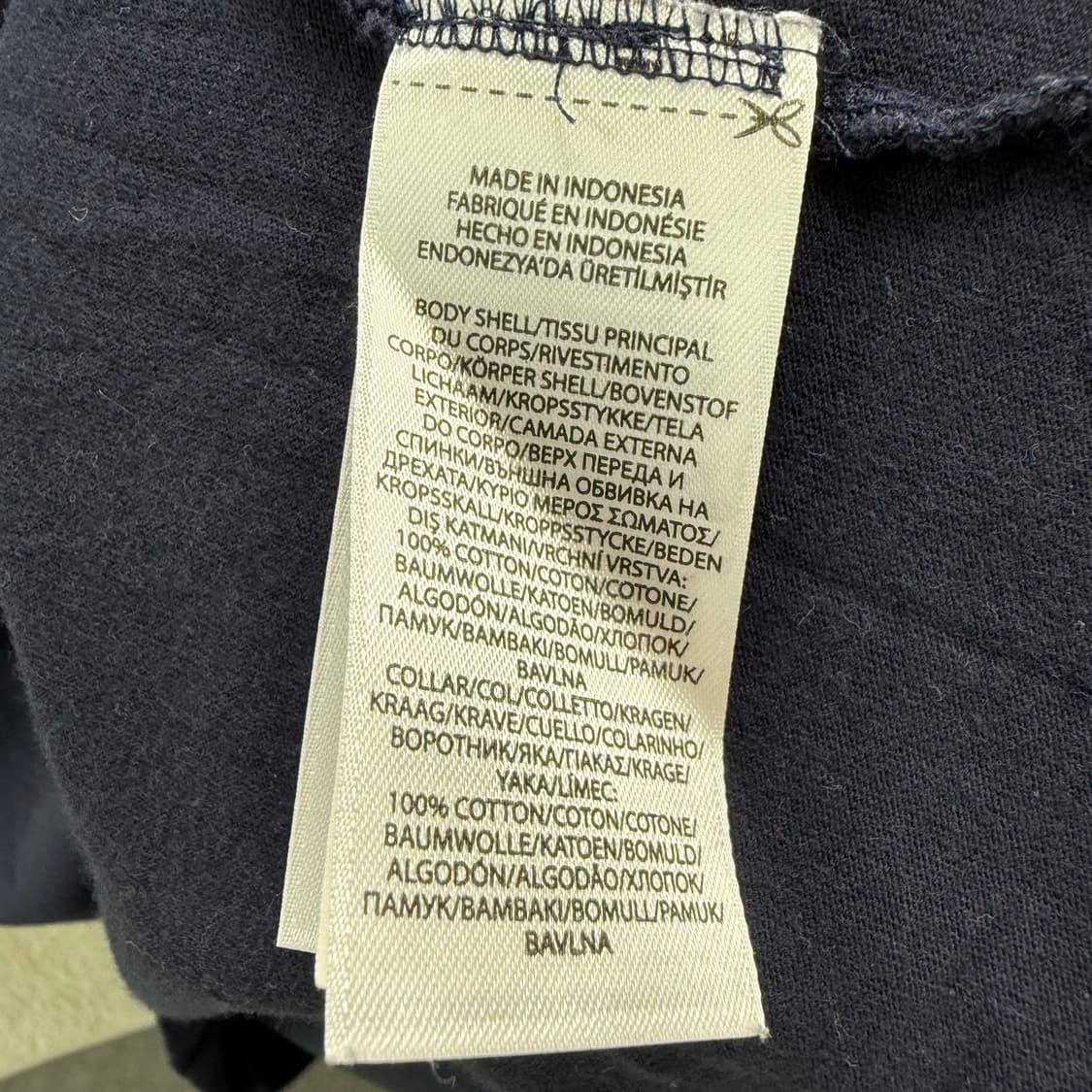 [L] 폴로 네이비 반팔 티셔츠 상품이미지6