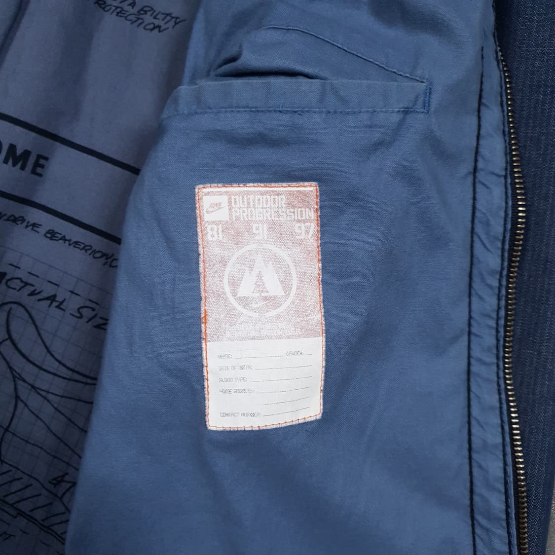 XL) 나이키 00s 아웃도어 프로그레션 아카이브 데님 후드 자켓 상품이미지7