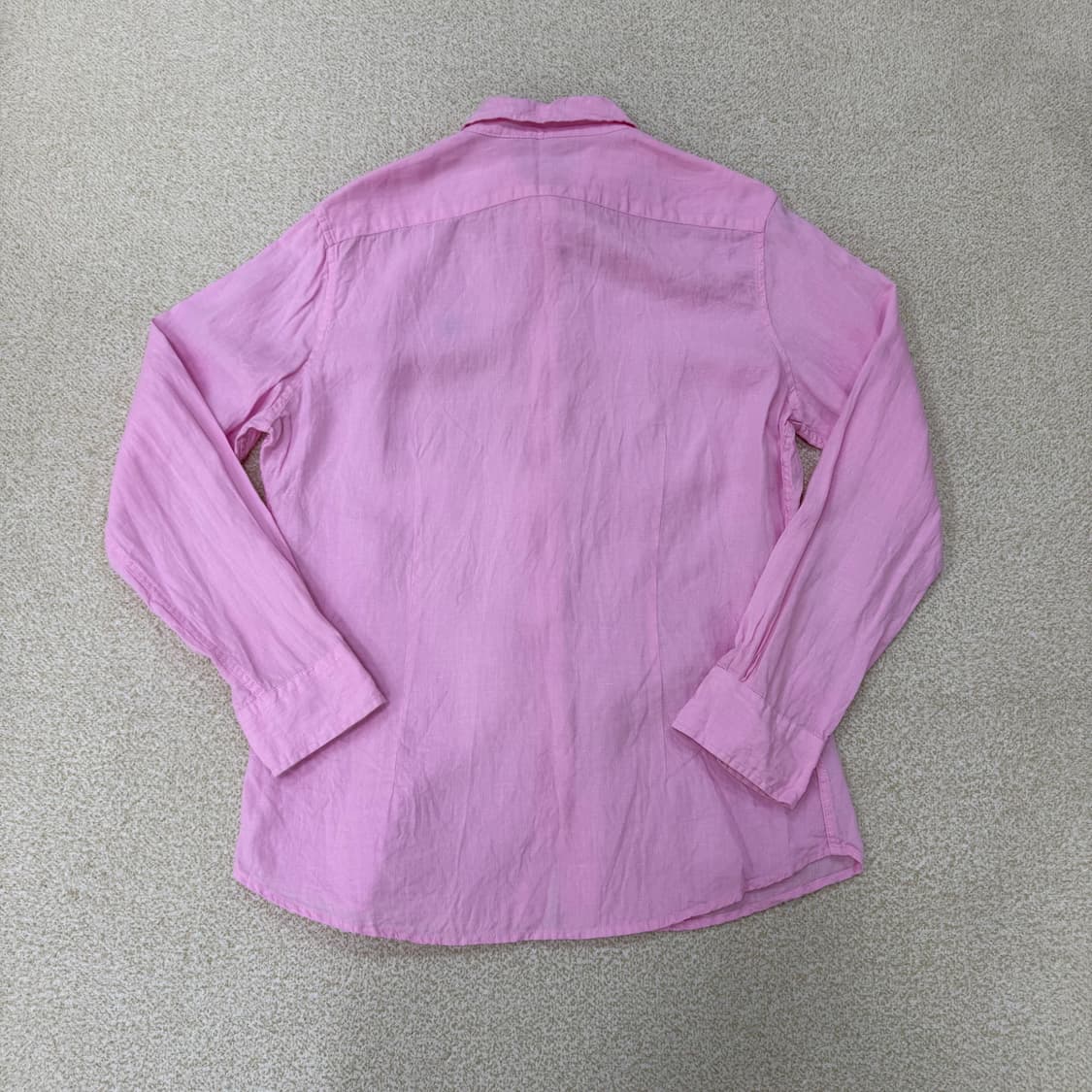 95 유에스폴로 핑크 린넨 셔츠 0225T1 상품이미지2