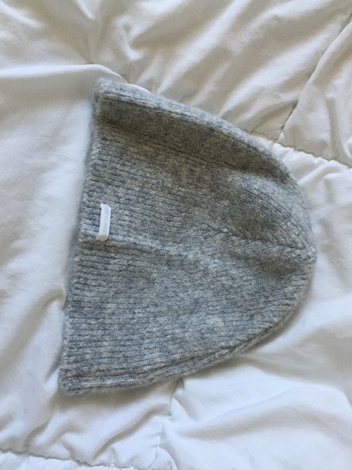 로우클래식 비니 SOFT ALPACA BEANIE_LIGHT GREY 상품이미지6