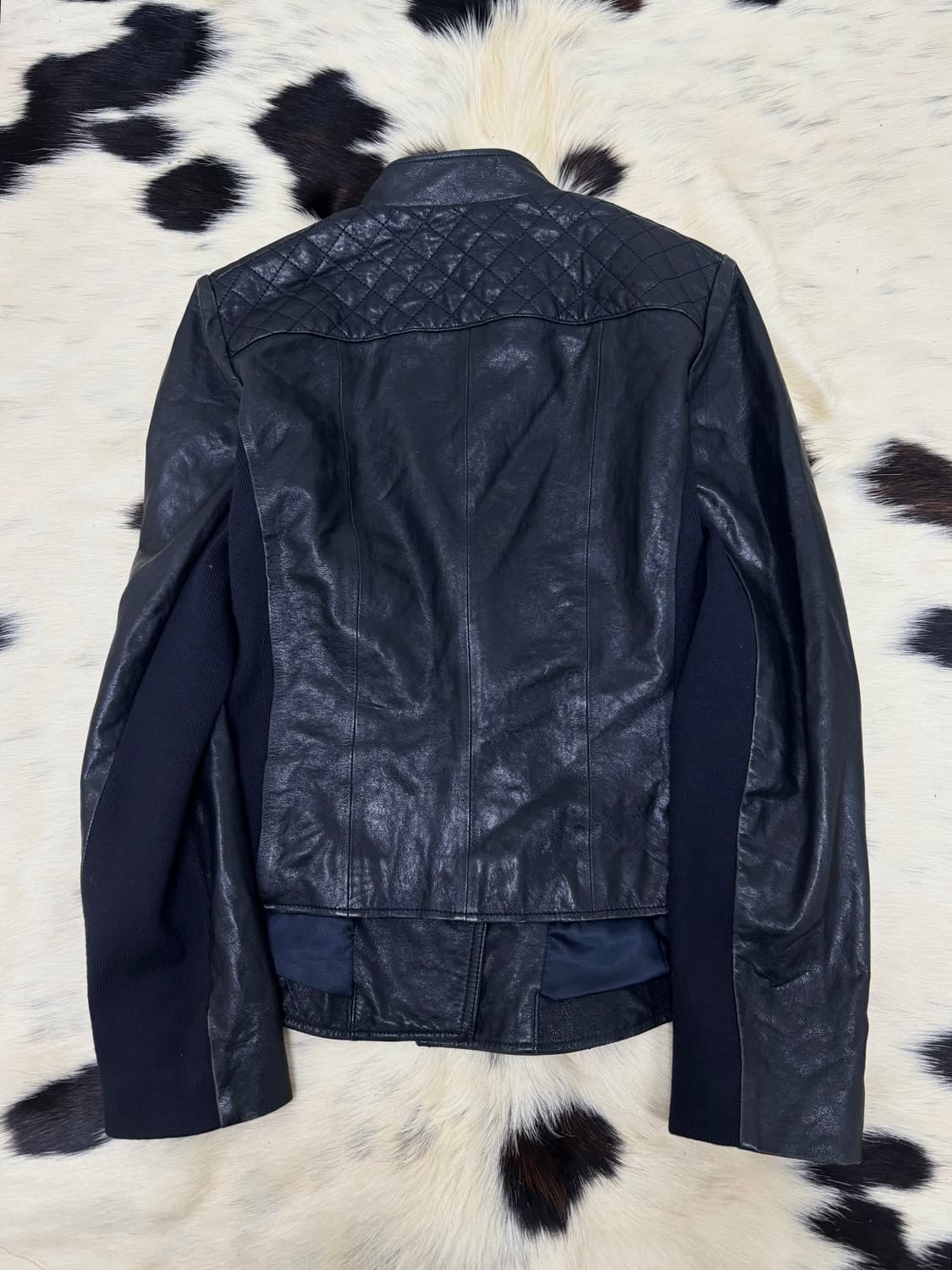 SheepSkin Side Zipper Layered Jacket 상품이미지10