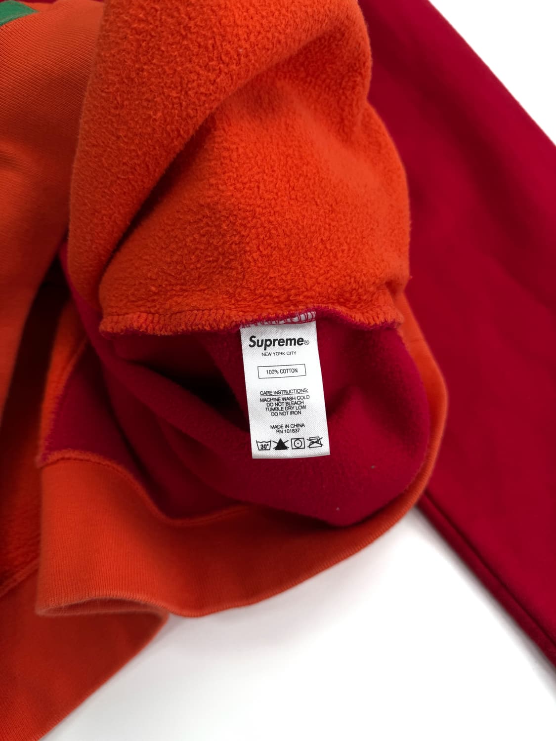 슈프림 18SS 컬러블락 반집업 스웻셔츠 상품이미지6