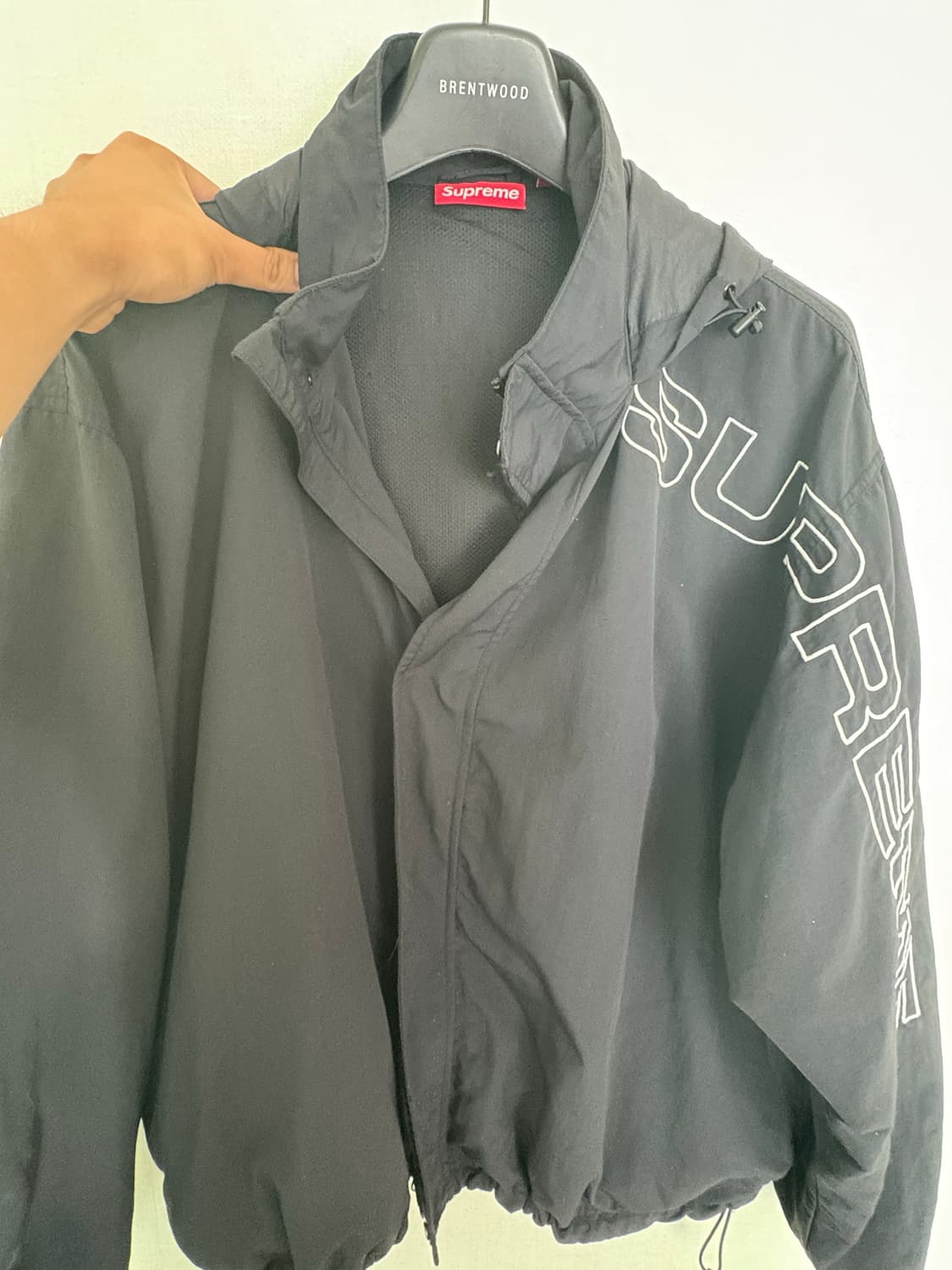 Supreme Spellout Embroidered Trackjacket 상품이미지1