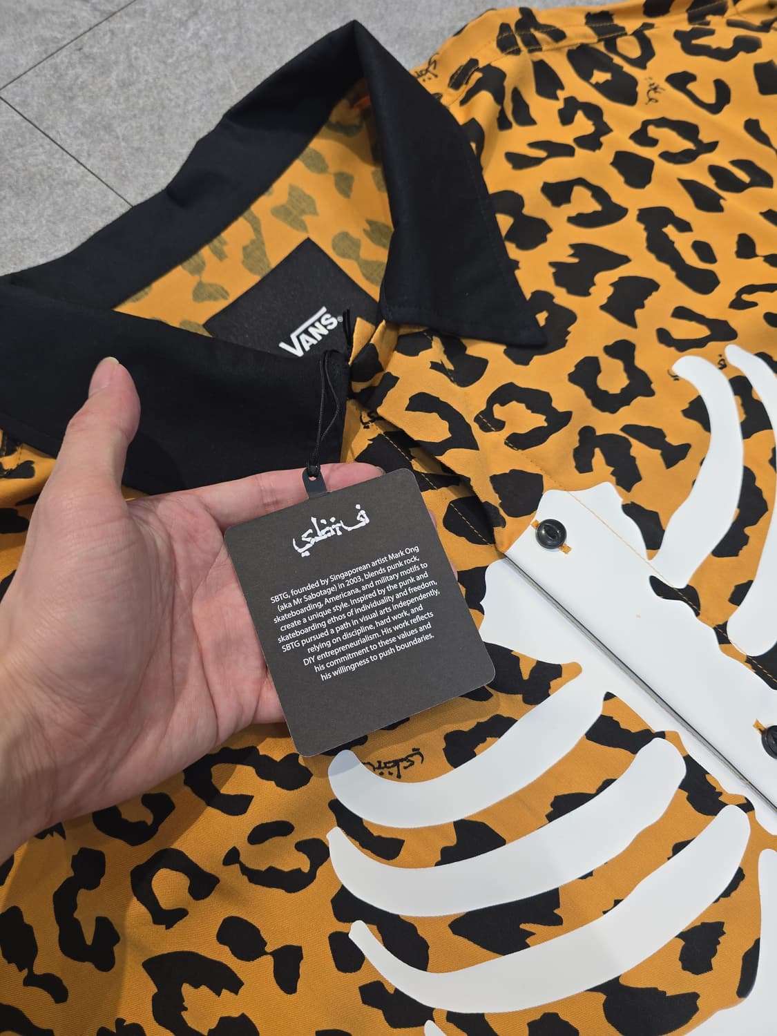 VANS x Mark SBTG 스켈레톤 숏슬리브 셔츠 상품이미지4
