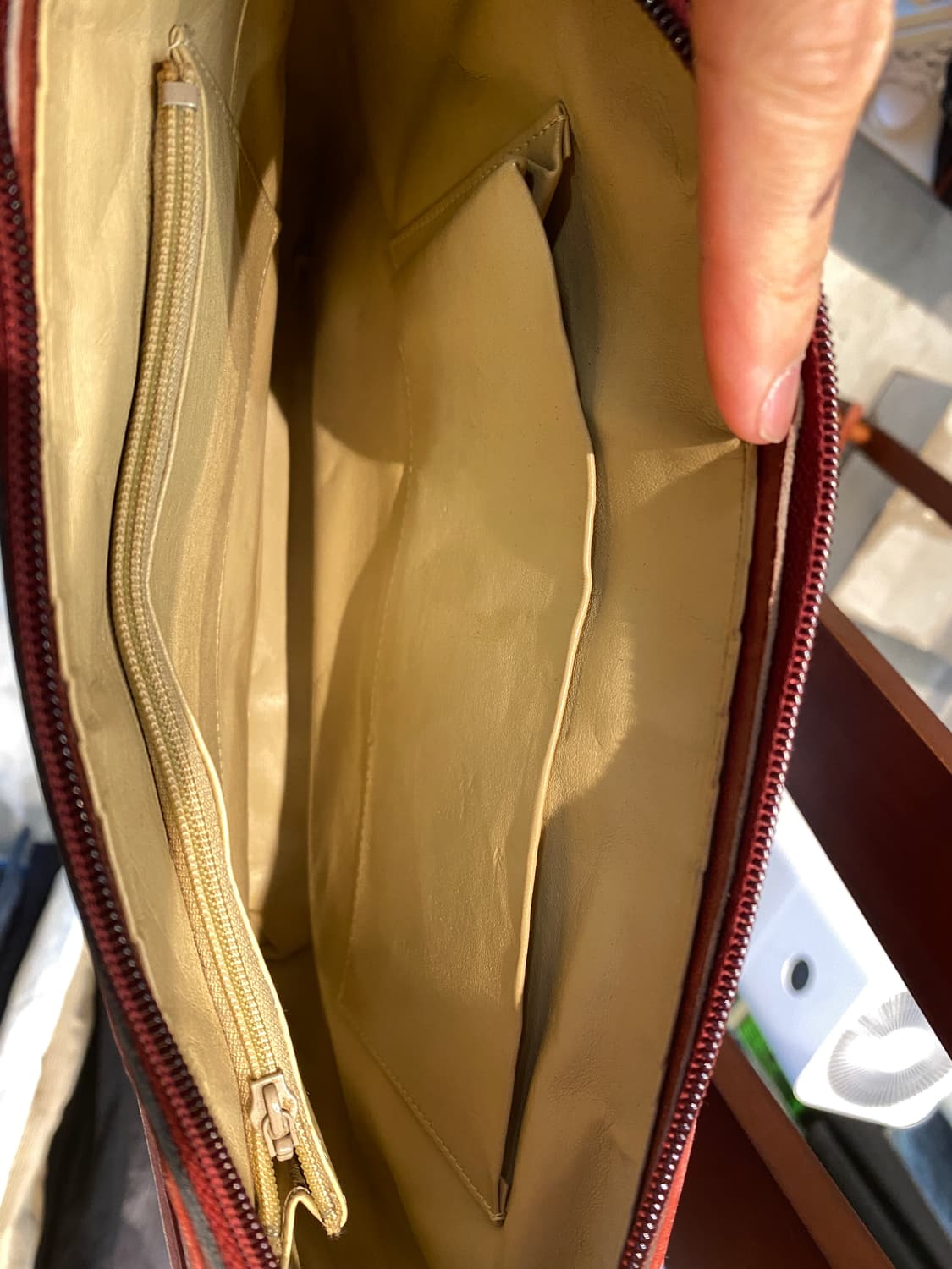 빈티지 레더백  상품이미지6