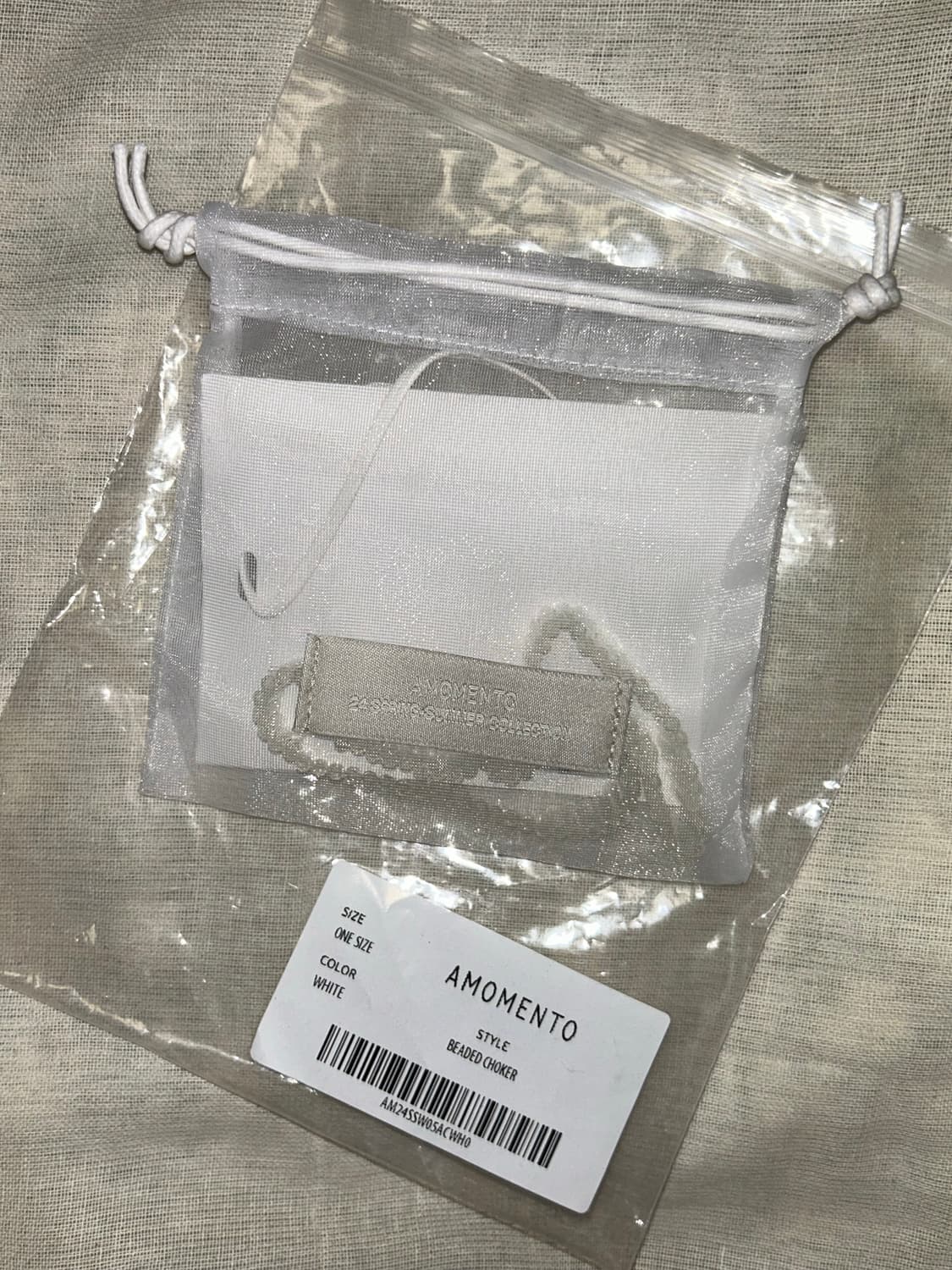 아모멘토 beaded 초커 상품이미지2