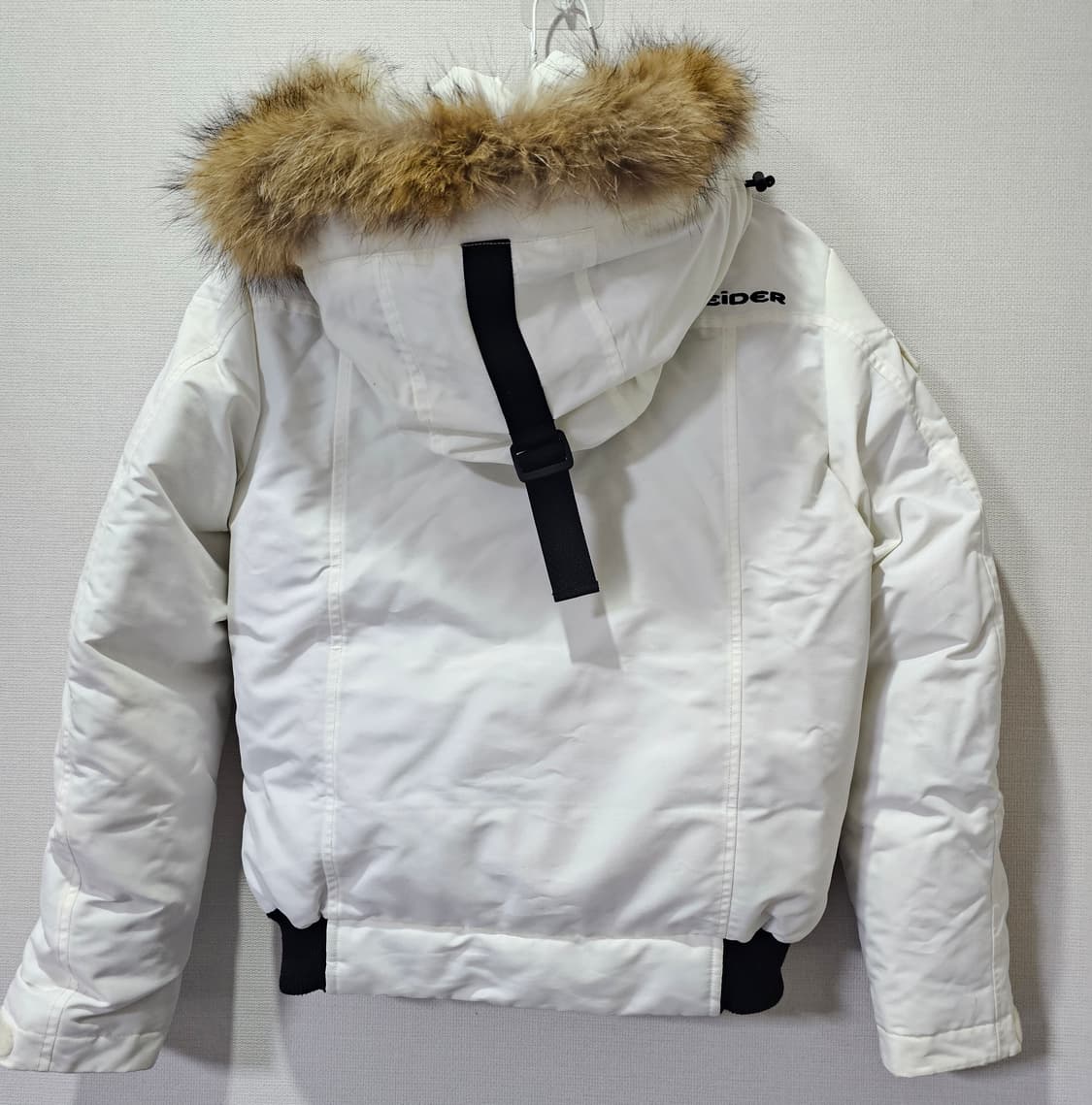 아이더 화이트 거위털 구스 여자 패딩 85/XS 상품이미지4