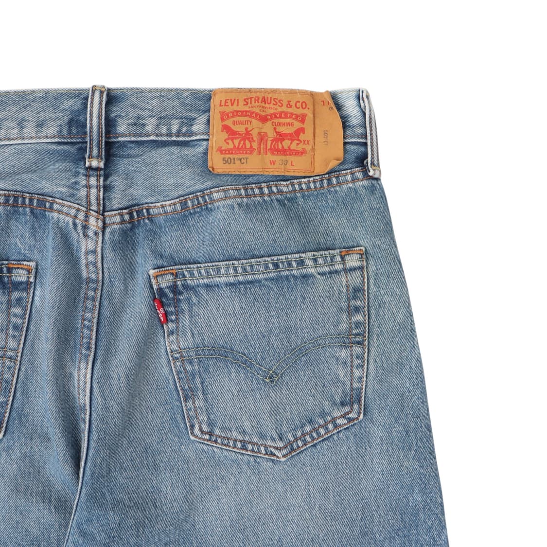 리바이스 501 Ct 컷오프 하프 데님 쇼츠 상품이미지2