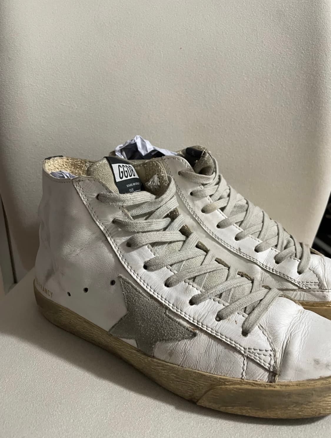 골든구스 하이탑 260 화이트실버 상품이미지3