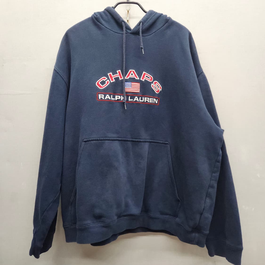 챕스 랄프로렌 성조기 빅로고 자수 후드티 L(2XL) 남여공용 상품이미지1