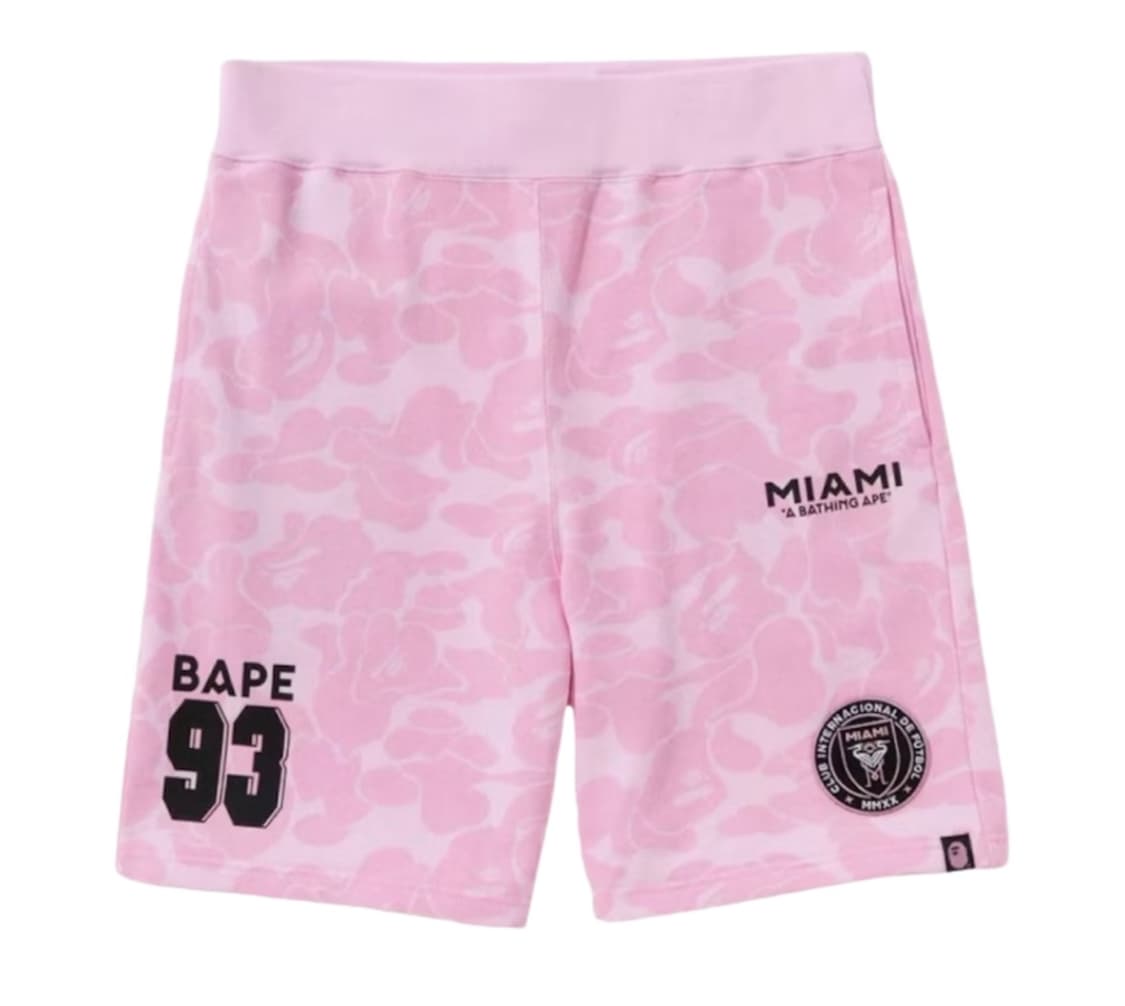 베이프 마이애미x베이프 핑크 숏팬츠 새상품 상품이미지1