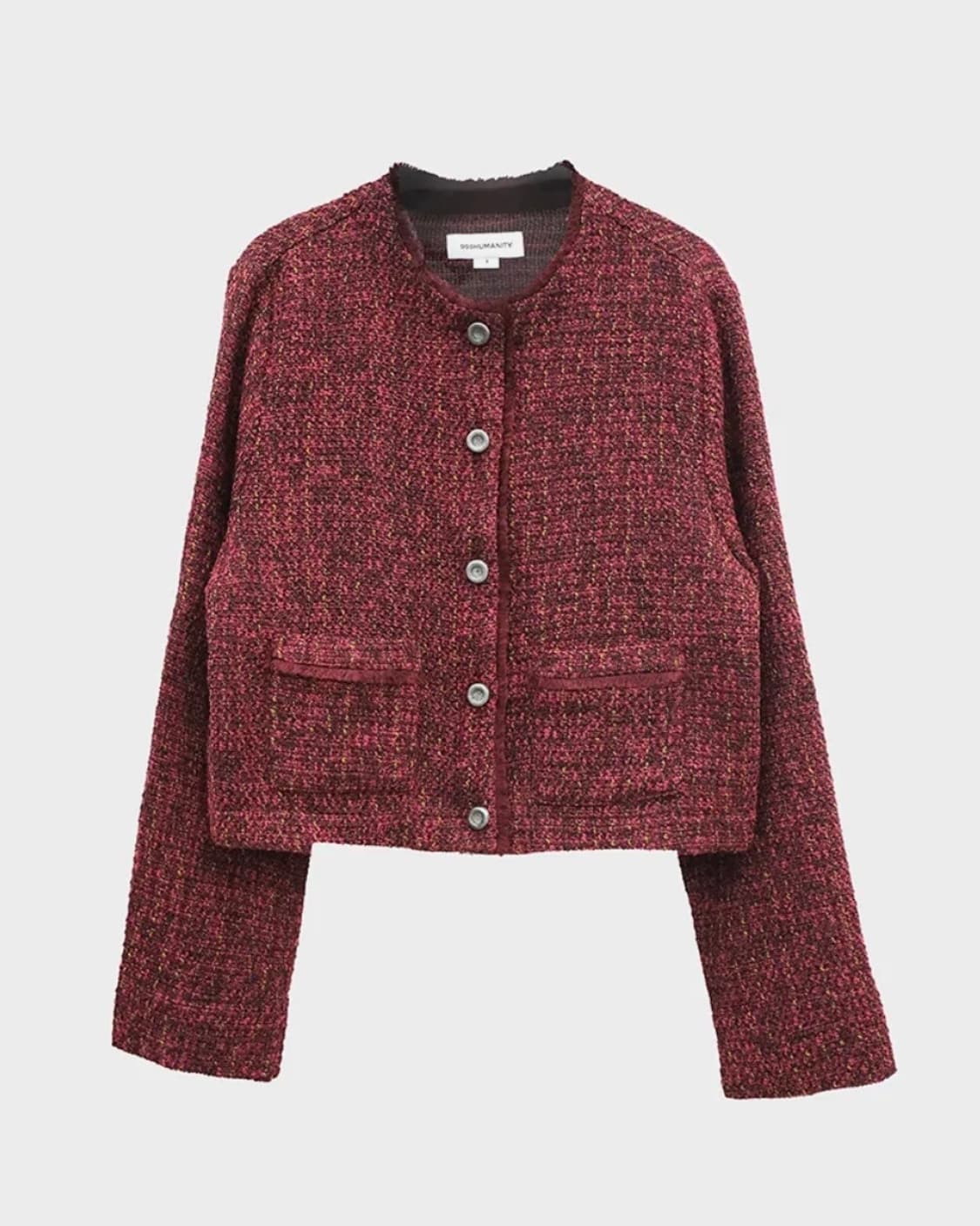 999휴머니티 트위드 태슬 가디건 상품이미지1