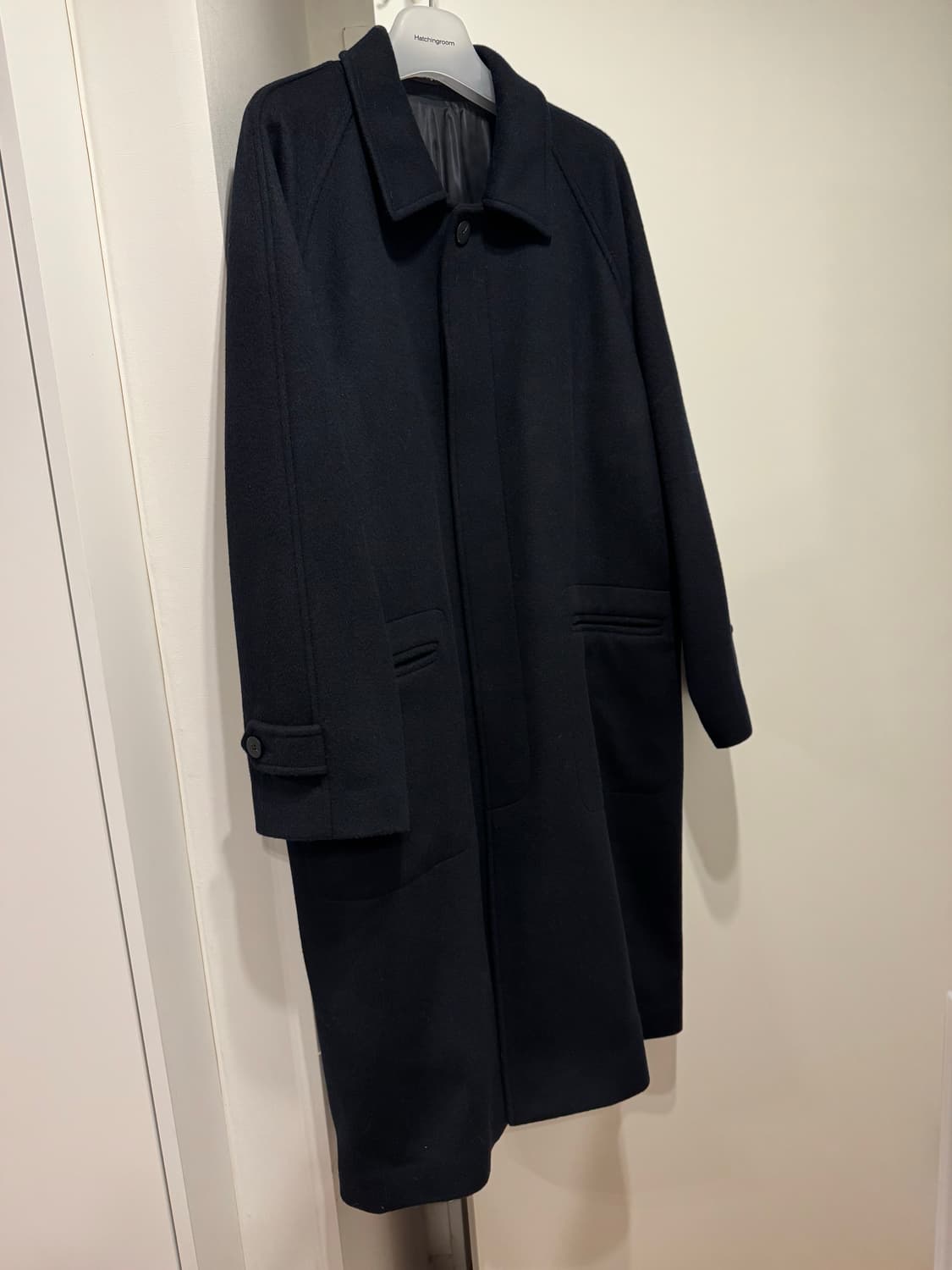해칭룸 래글런 슬리브 코트 다크네이비 2사이즈(100) 상품이미지2