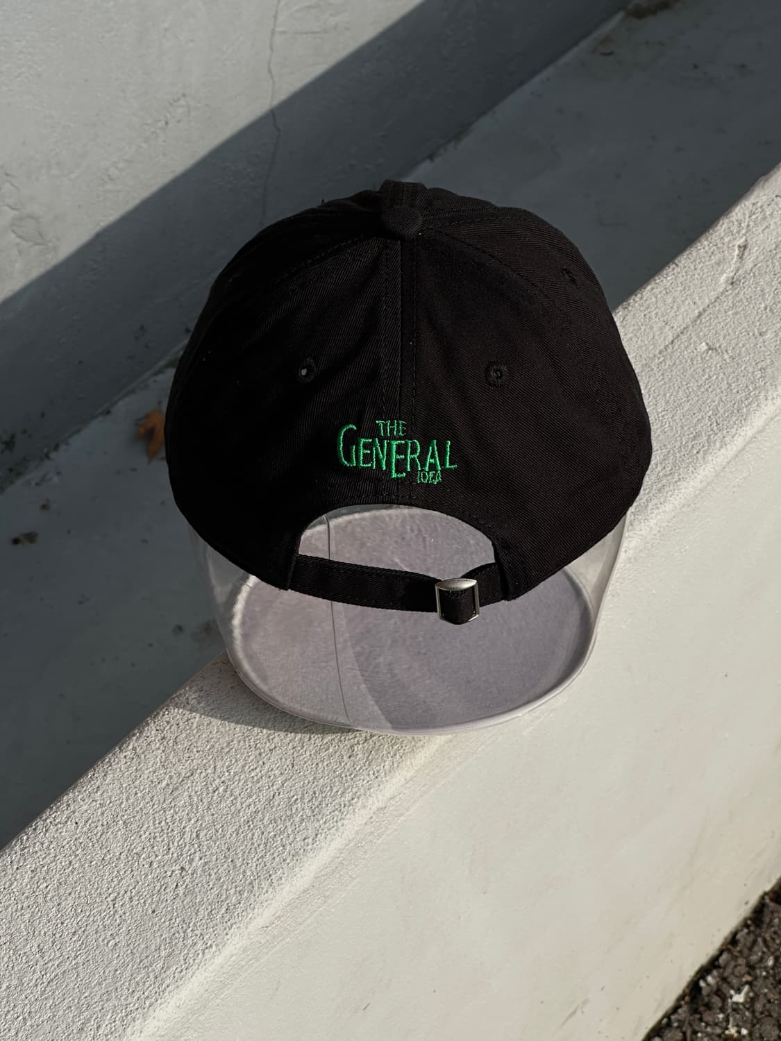 [F] 제네럴 아이디어 로고 블랙 볼캡 모자 상품이미지4