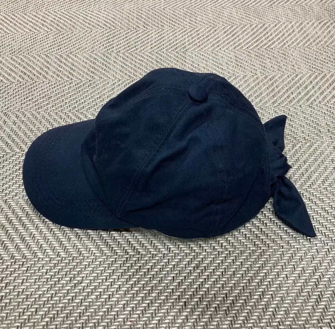 KUHO 리본 네이비 볼캡 상품이미지3