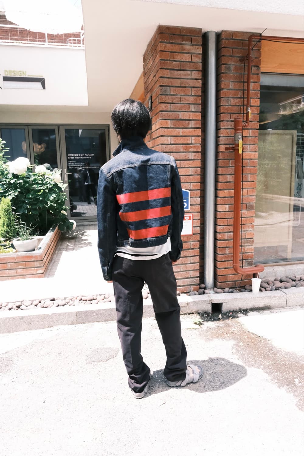 Helmut lang 리에디션 레드라인 데님 자켓 p 상품이미지7