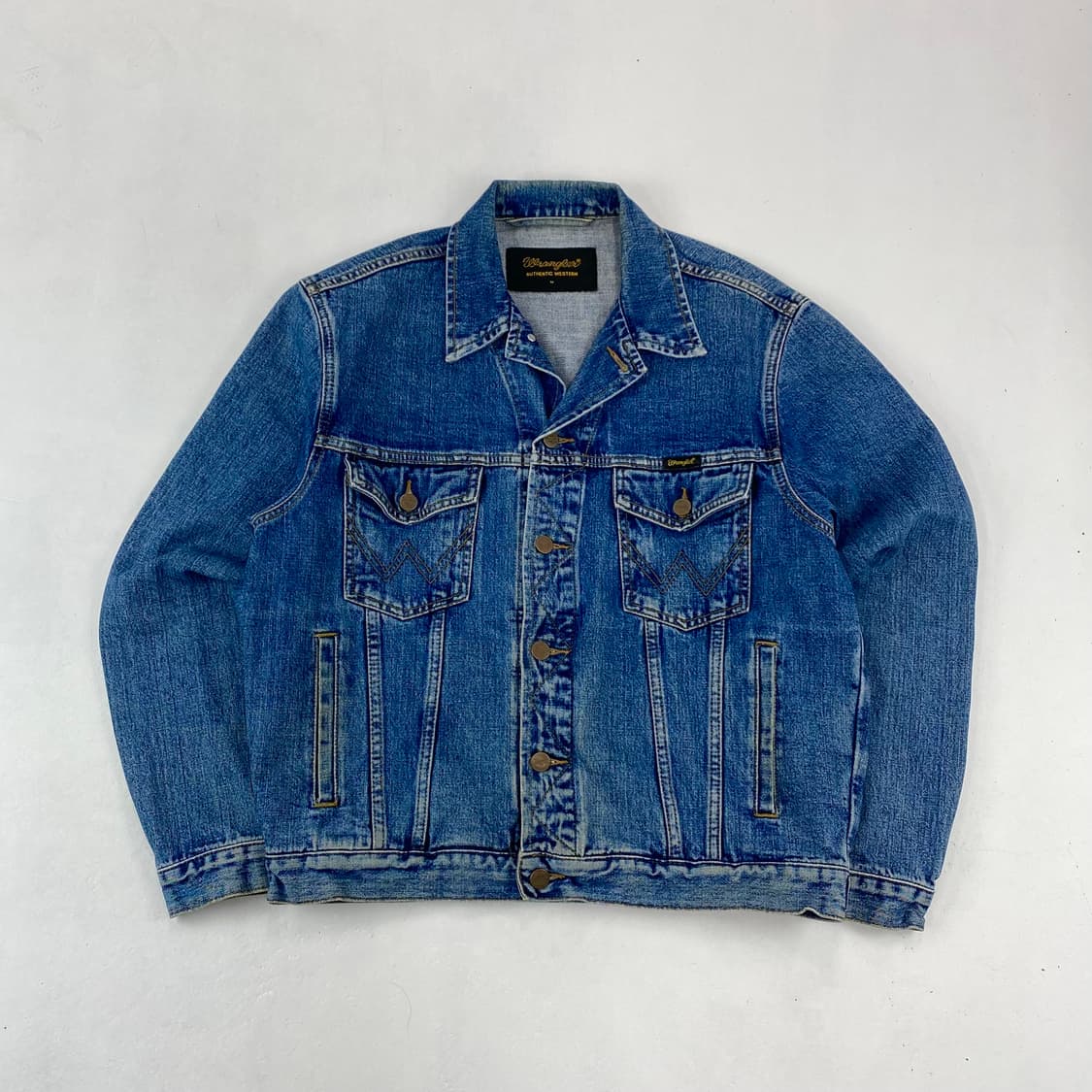 랭글러 웨스턴 포켓 데님 트러커 자켓 (97) 상품이미지1