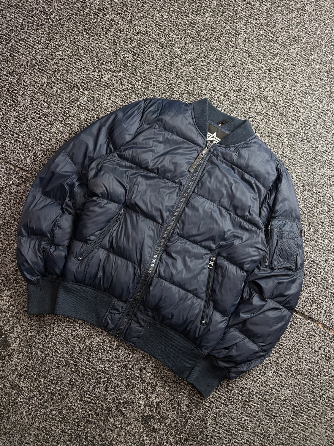 알파인더스트리 MA-1 경량 다운 봄버 점퍼 2876 상품이미지1