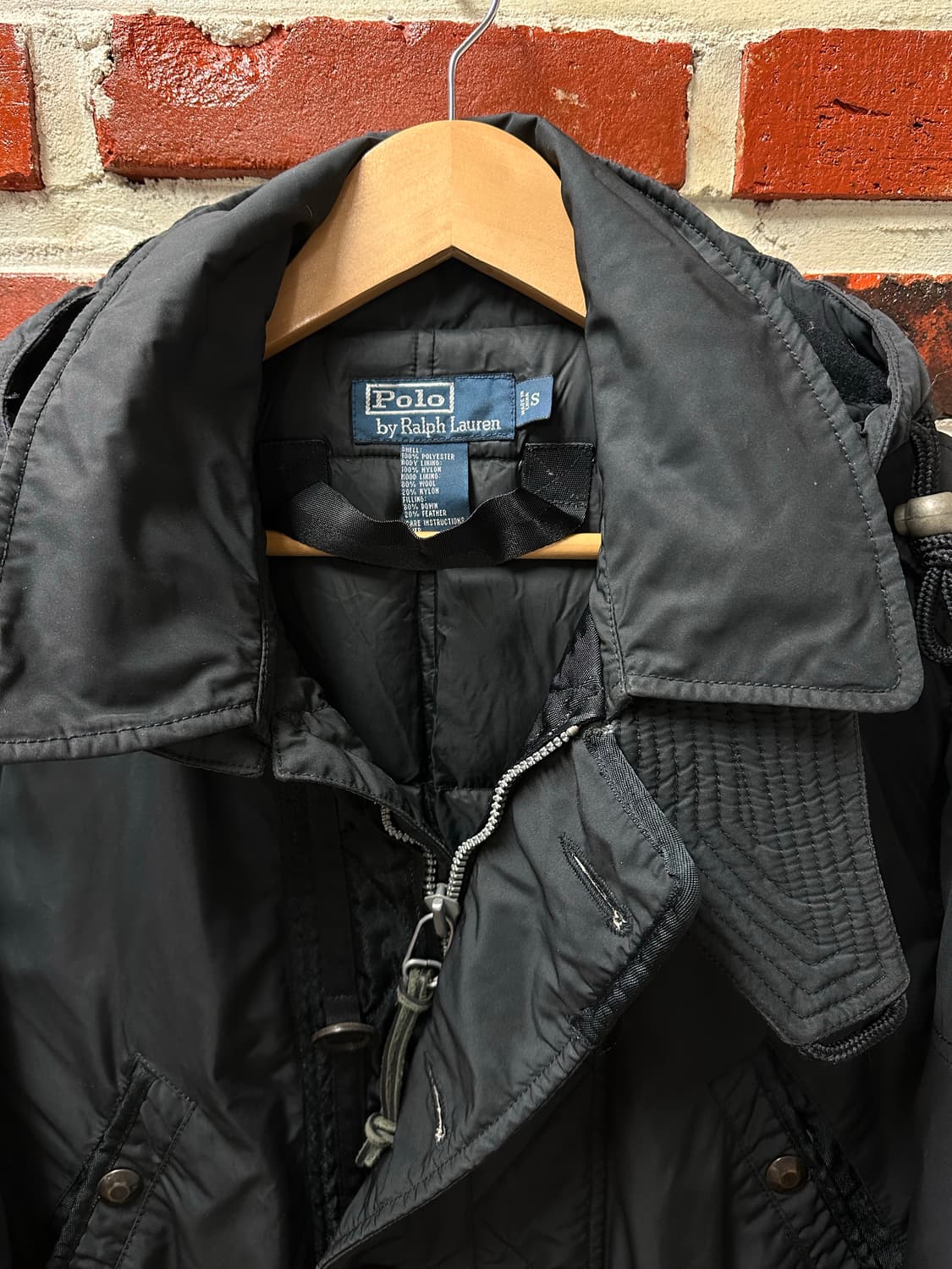 (S)폴로랄프로렌 밀리터리 다운 콜드 파카 네이비 상품이미지4