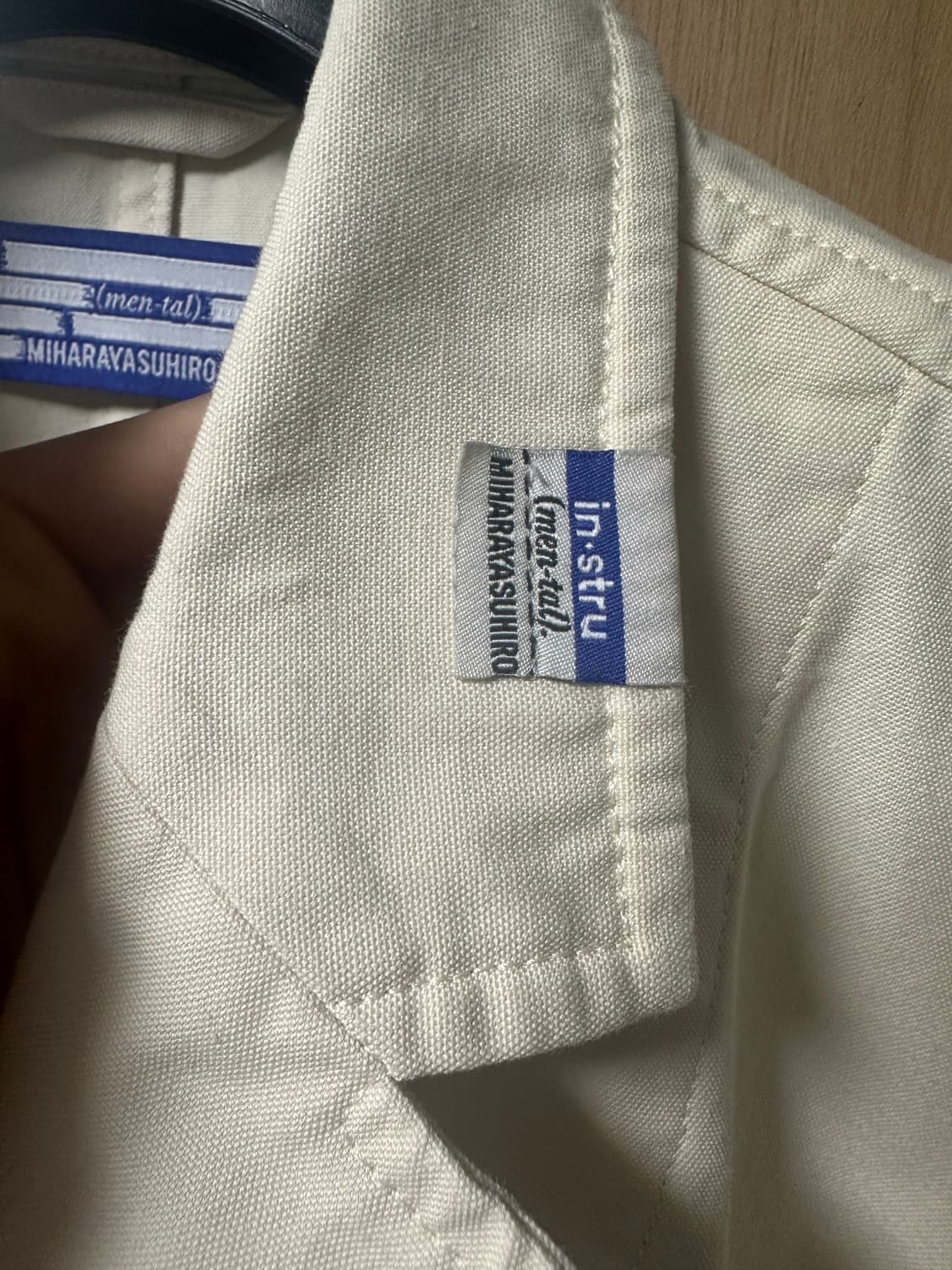 [새상품급] 미하라야스히로 블레이져 자켓 아이보리 L 상품이미지2