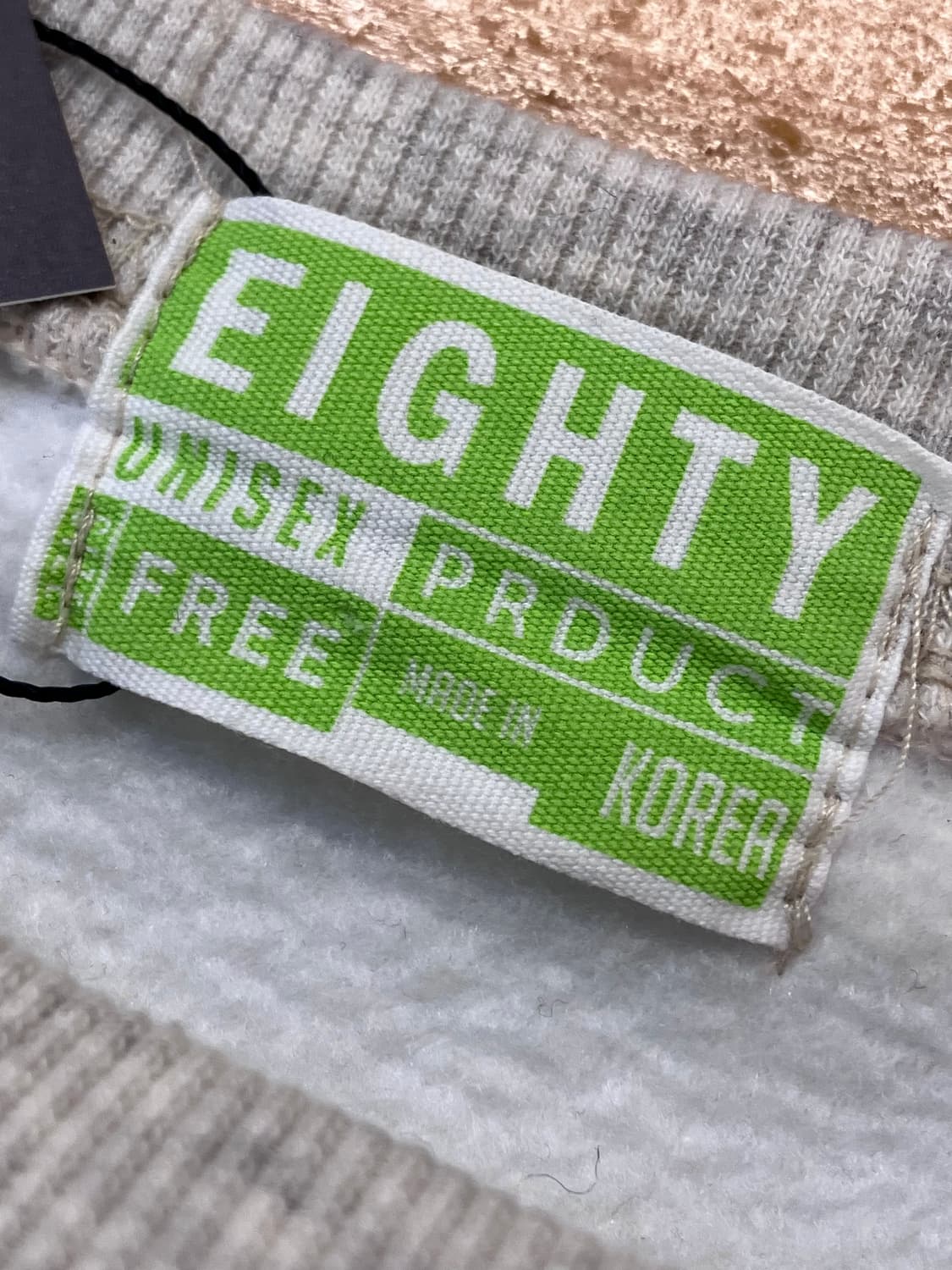 빈티지 프린팅 기모 맨투맨 백멜란지 Free  #csz3541 상품이미지4