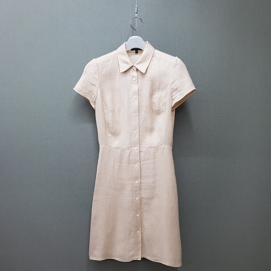 Theory 띠어리 린넨 혼방 셔츠형 원피스 0사이즈 상품이미지1