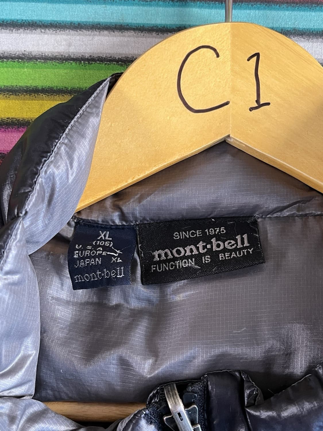 20s 몽벨 윈드스토퍼 EX800 경량패딩 블랙 상품이미지4