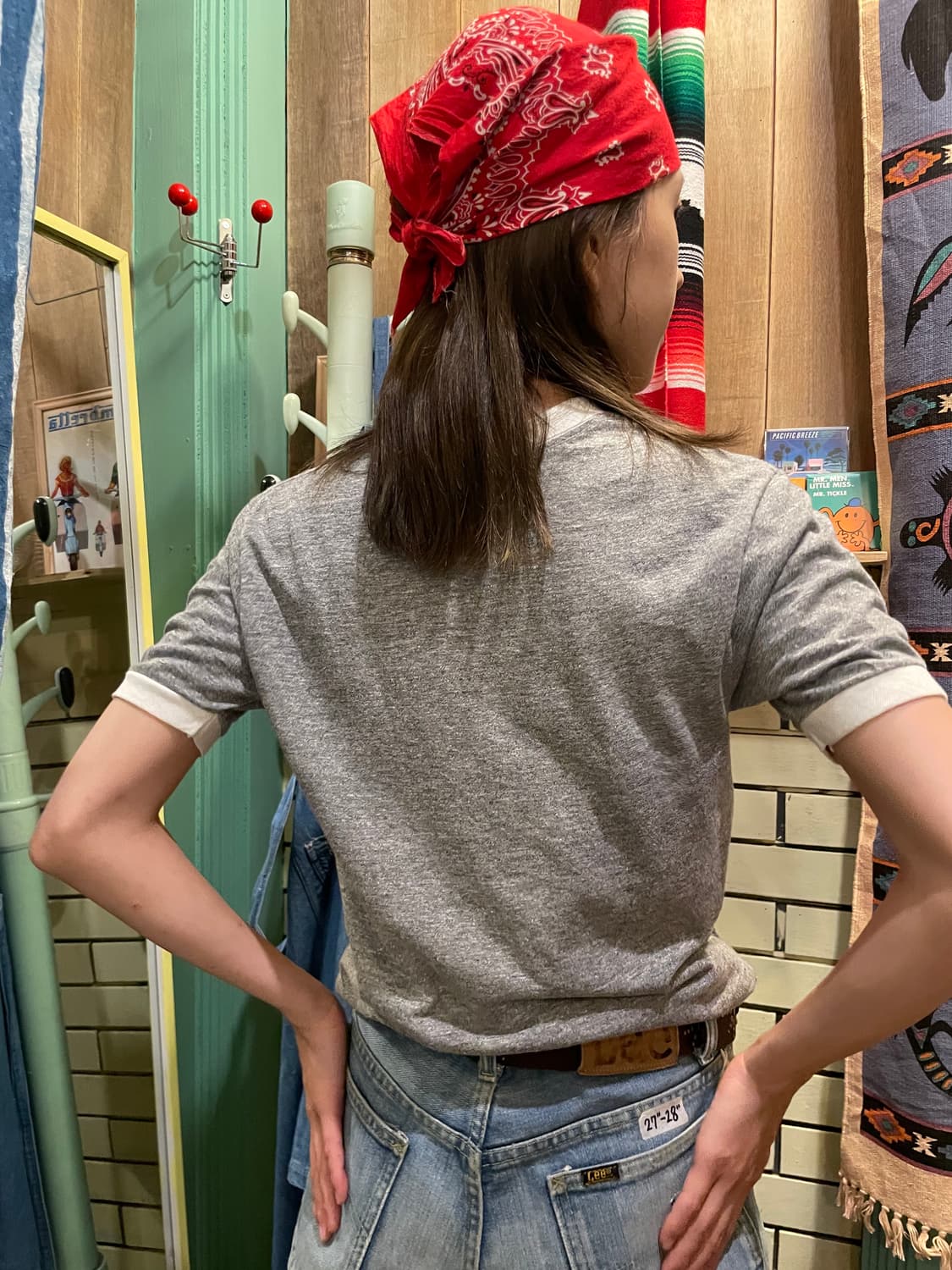1982 Heather Ringer Tee Made in U.S.A 상품이미지10
