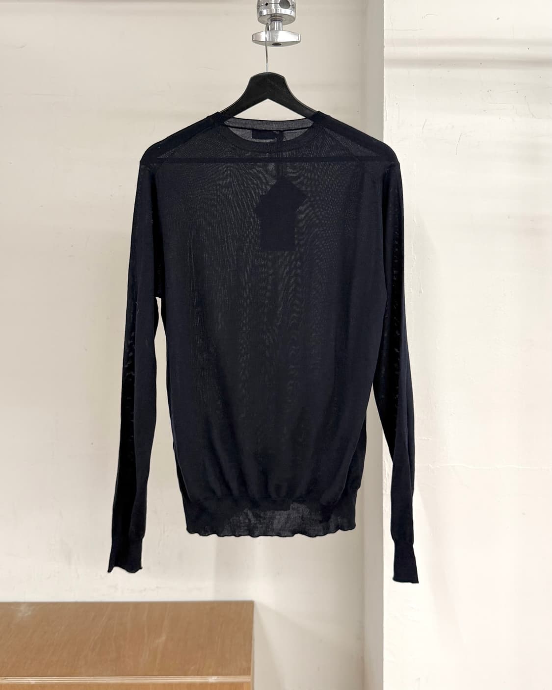 프라다 네이비 크루넥 울 니트 상품이미지6