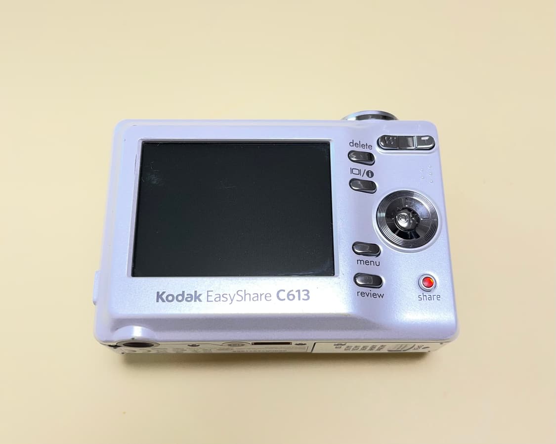 코닥 이지쉐어 c613 펄 화이트 빈티지 카메라 상품이미지3