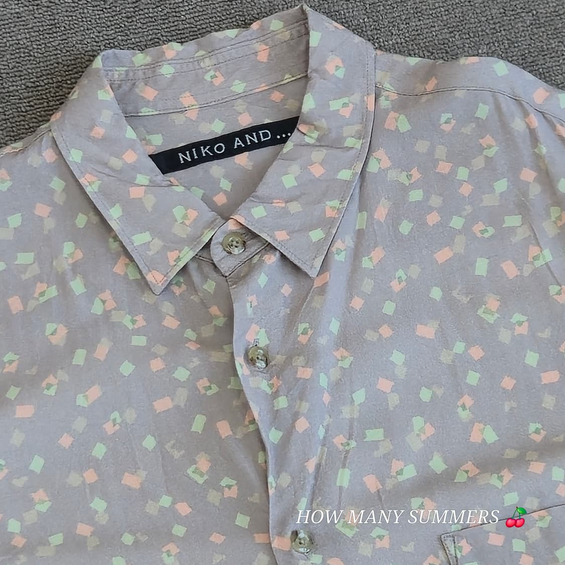 ​니코앤드(niko and) 유니크 패턴 레이온 100% 셔츠 L 일본판 상품이미지7