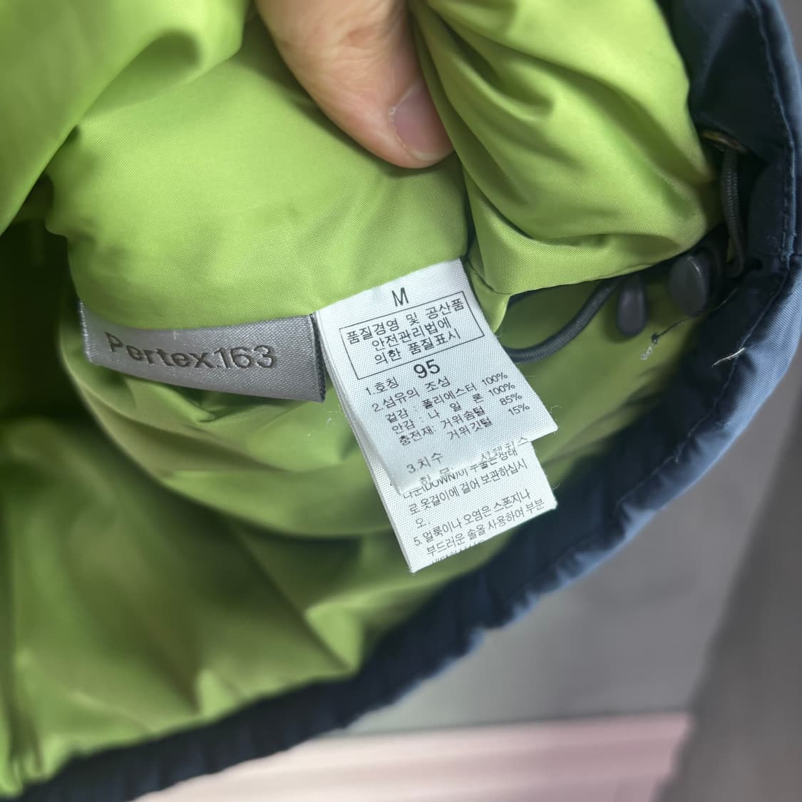 노스페이스 700 구스다운 패딩조끼 네이비 상품이미지3