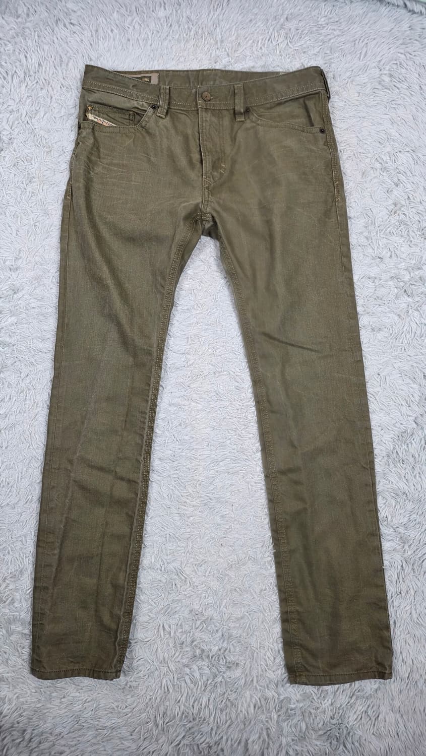 디젤 정품 THAVAR 슬림 스키니핏 올리브그린 33 상품이미지2