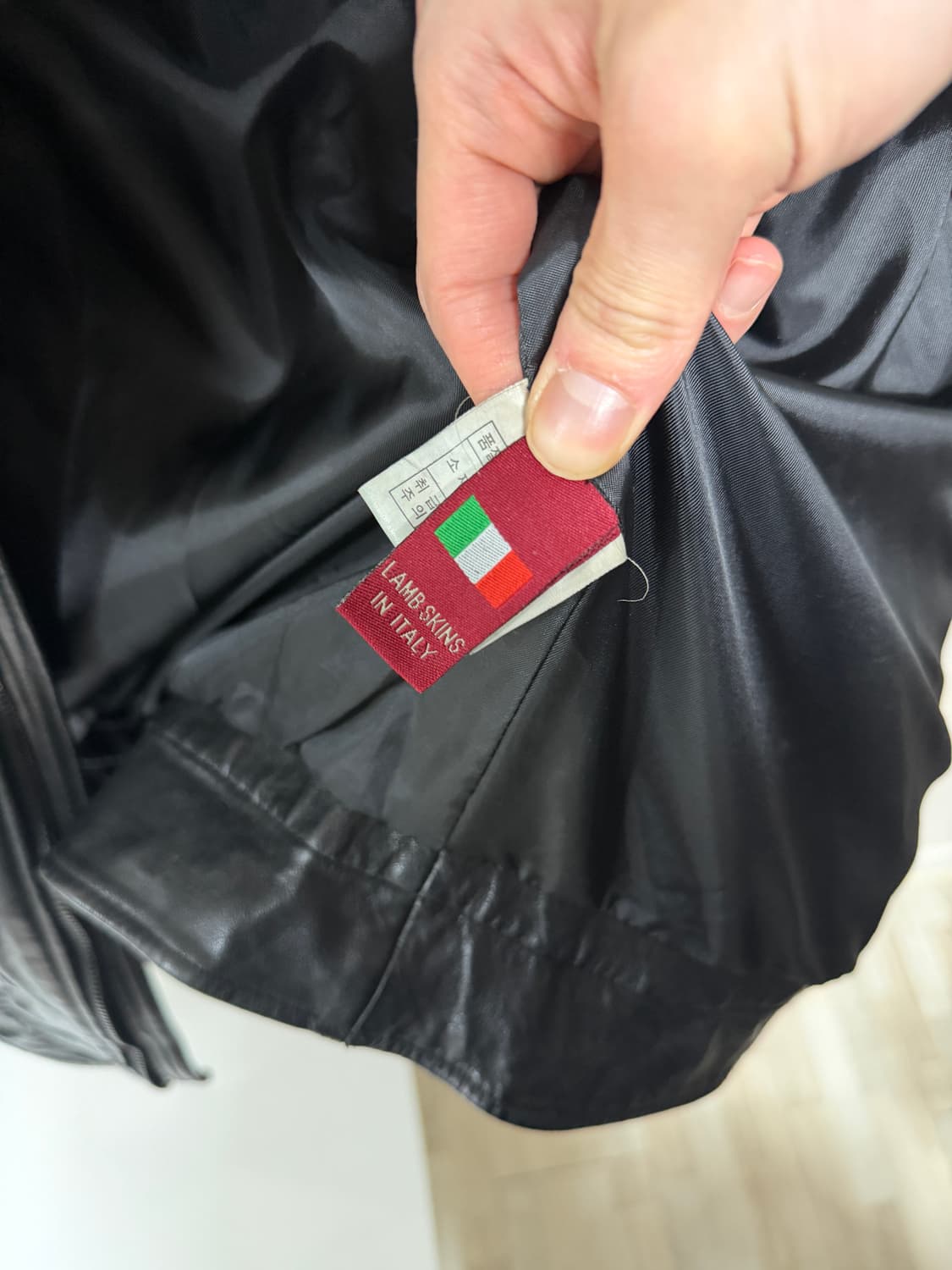 [os] 램스킨 레더 자켓 상품이미지5