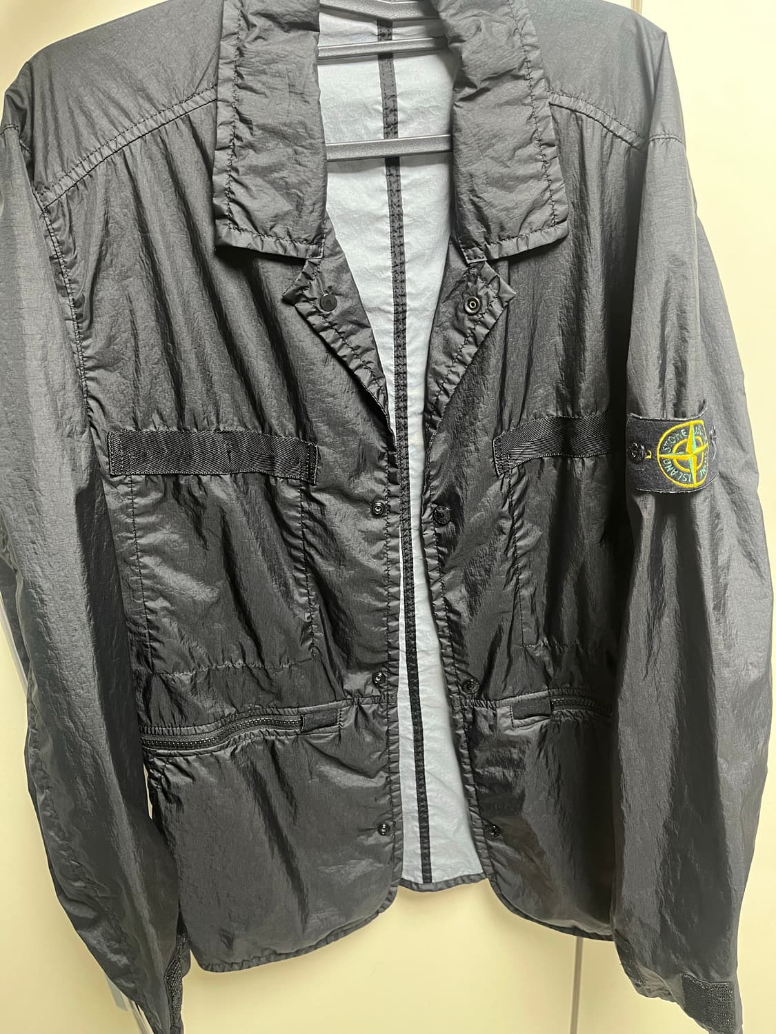 스톤아일랜드 크링클랩스 멤브라나 3L TC 블레이저 자켓 상품이미지3