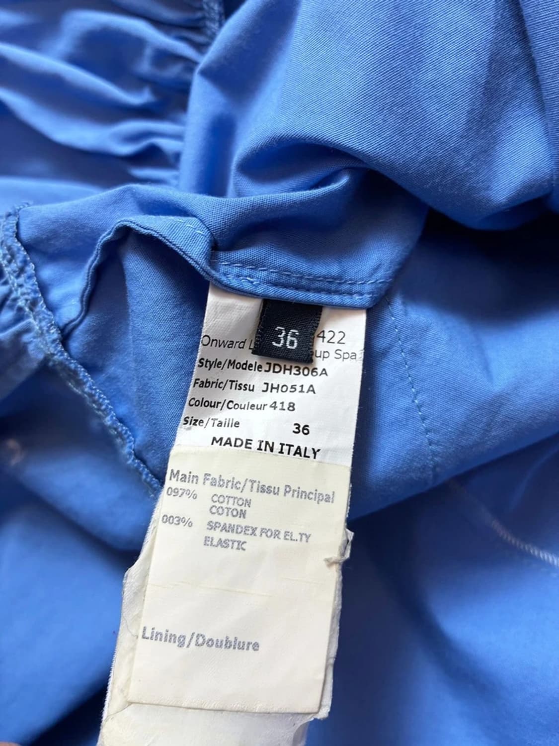 질샌더 16FW 셔링 코튼 블라우스 PN9363 상품이미지8