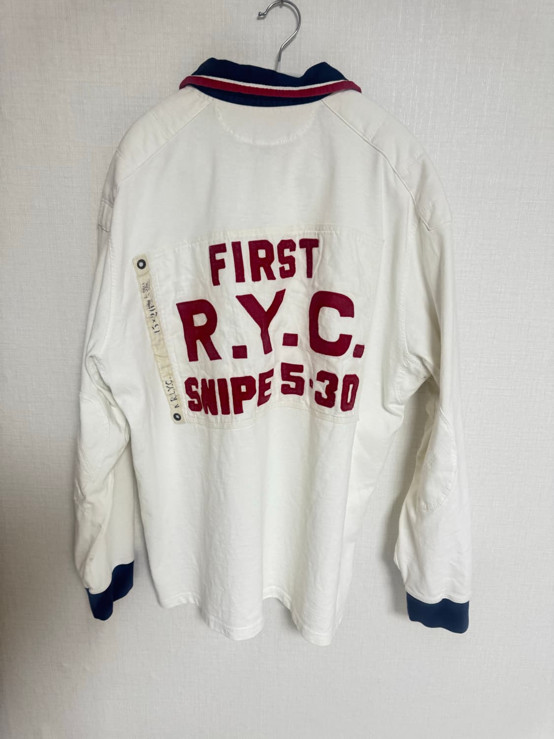 폴로 랄프로렌 화이트 XL 요트 티셔츠 상품이미지4