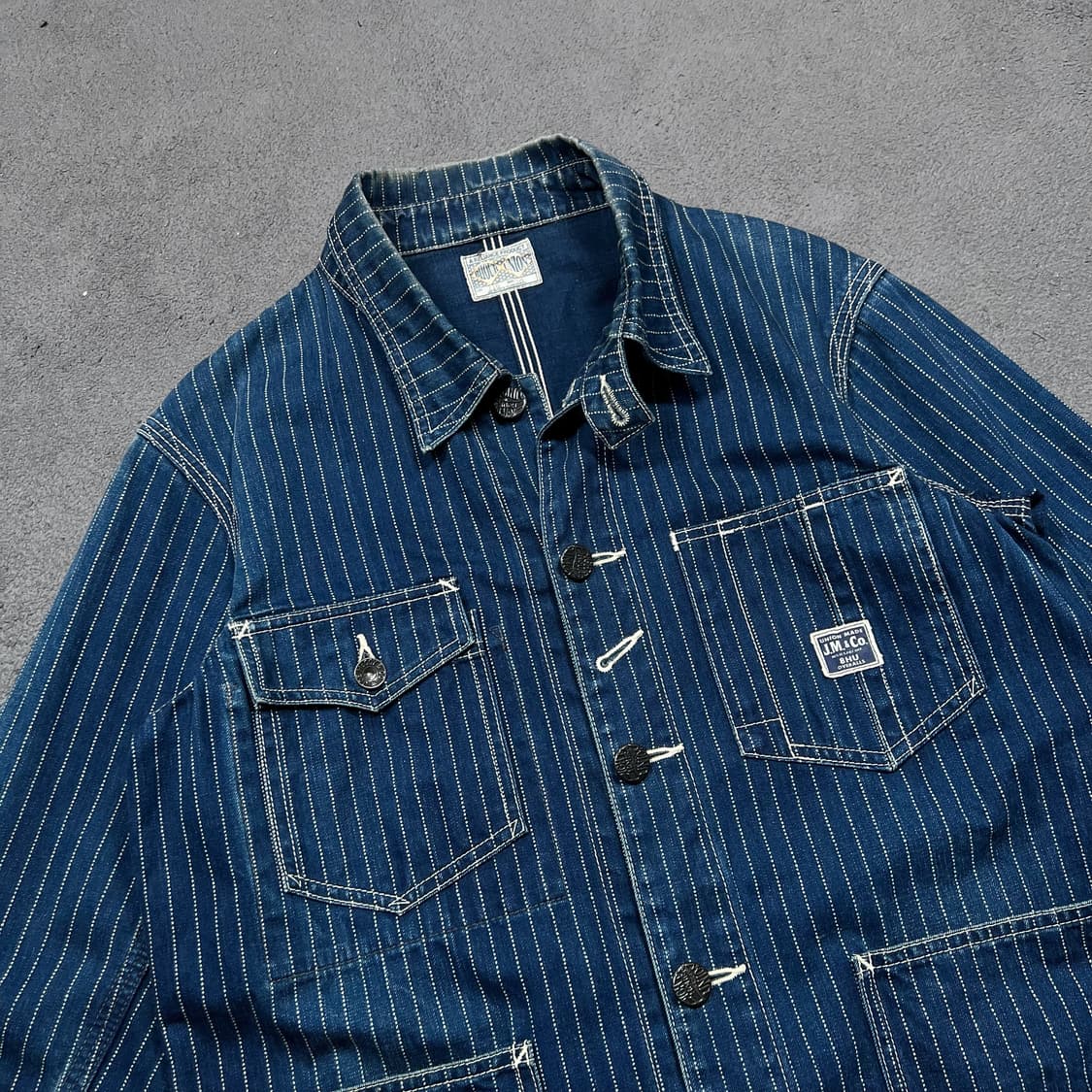 리얼맥코이 조맥코이 데님 오버올 워크자켓 상품이미지2