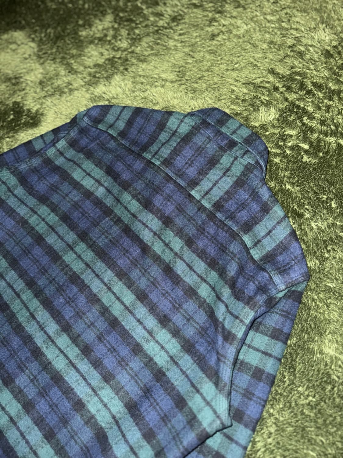 [S] BEAMS Plus 빔즈 플러스 헤비 블랙와치 플란넬 워크 셔츠 상품이미지8