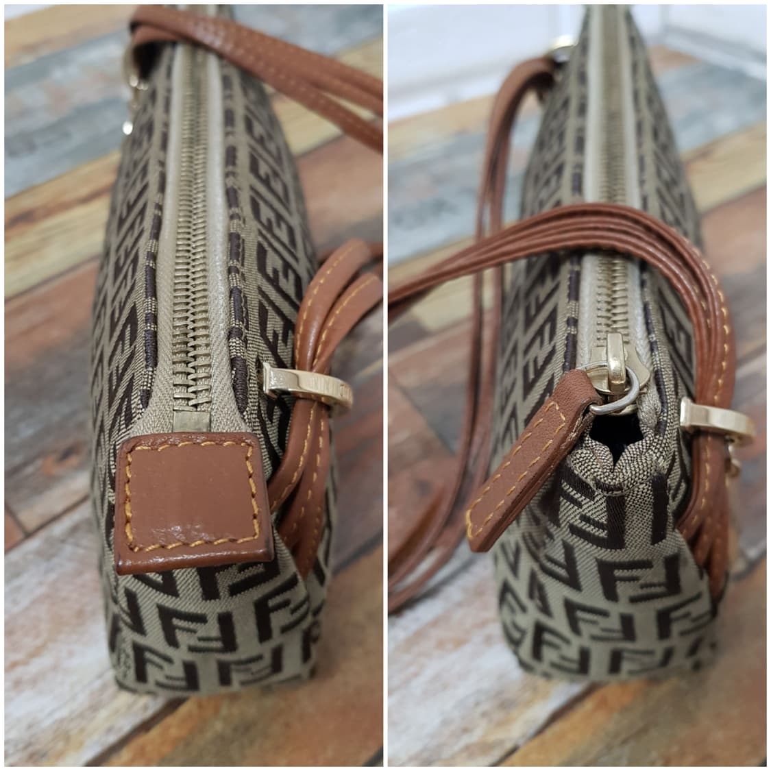 [정품] 펜디 주키노 금장 트리플스트랩 미니백 상품이미지6